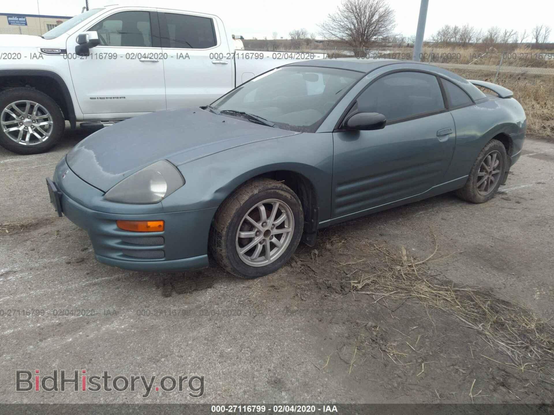 2001 MITSUBISHI ECLIPSE - VIN: 4A3AC44G01E043717 - Photo 2