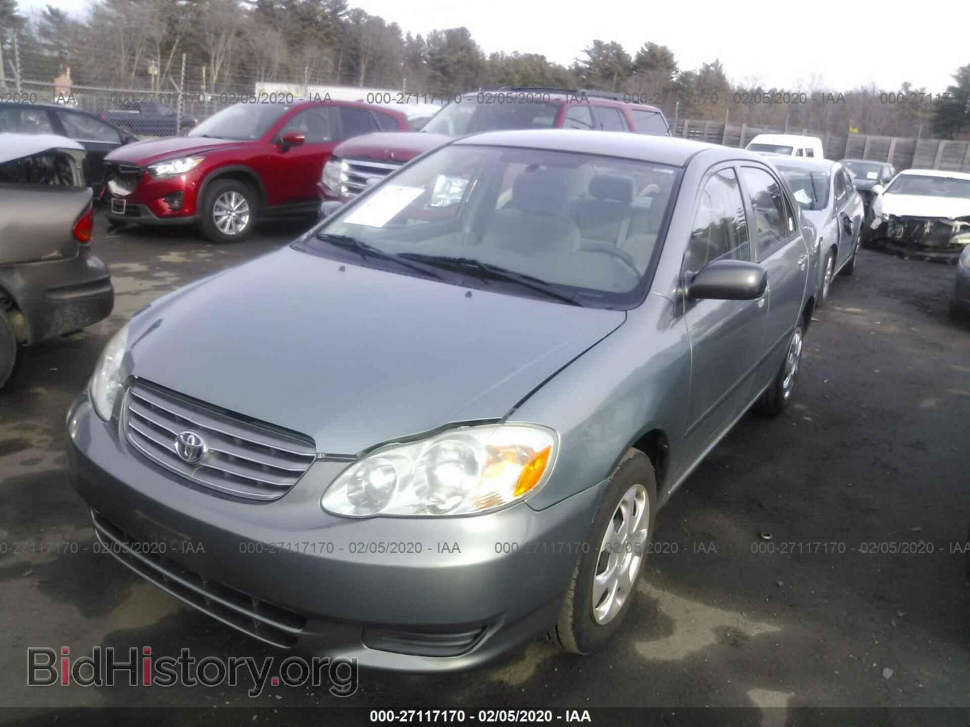 2003 TOYOTA COROLLA - VIN: 2T1BR32E53C030176 - Фото 2