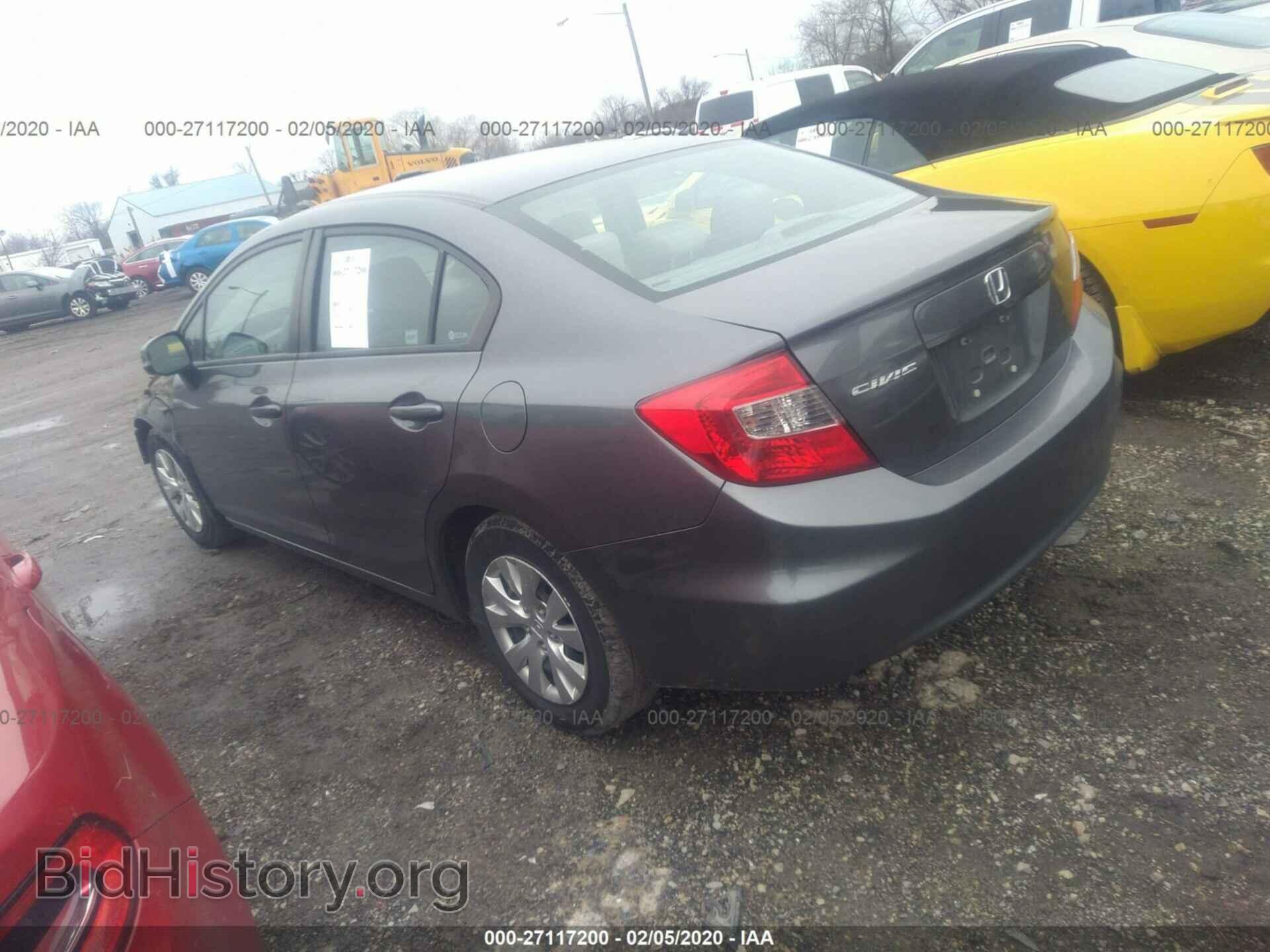 2012 HONDA CIVIC - VIN: 2HGFB2F57CH609834 - Photo 3