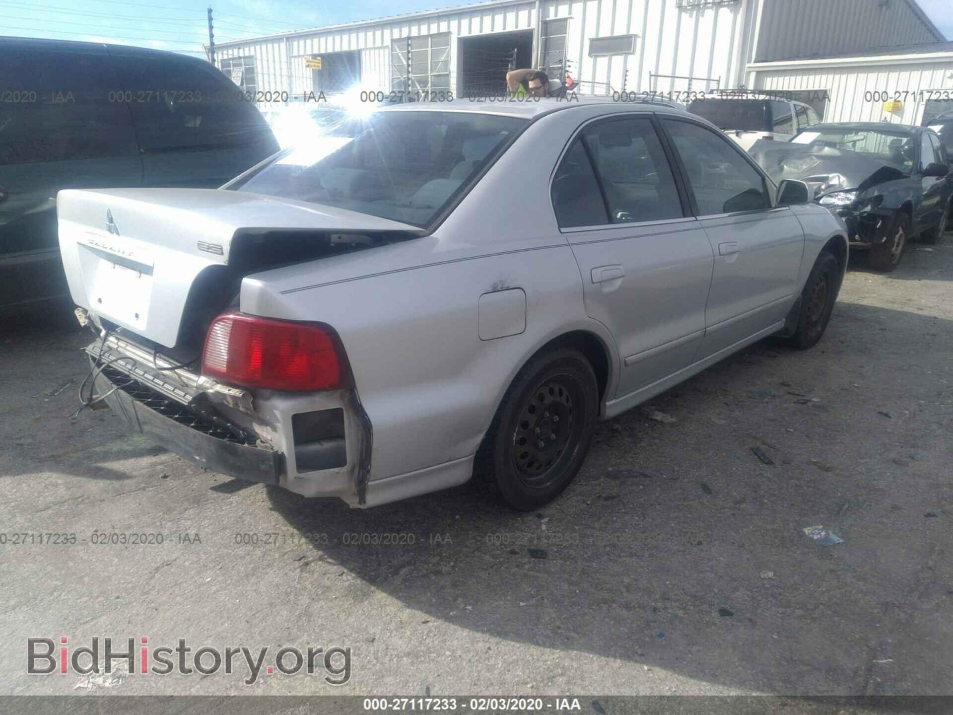 2003 MITSUBISHI GALANT - VIN: 4A3AA46G43E218041 - Фото 4