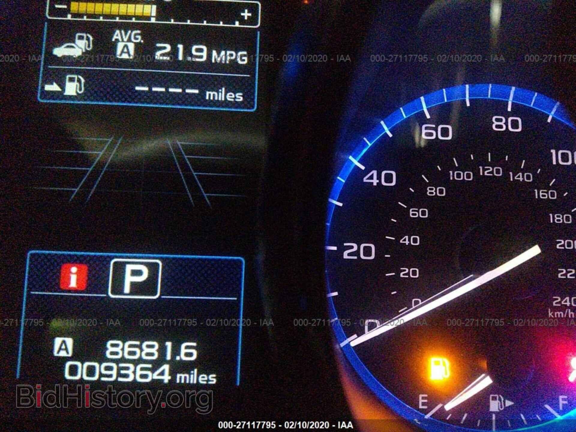 2019 SUBARU OUTBACK - VIN: 4S4BSAFC7K3321783 - Фото 7