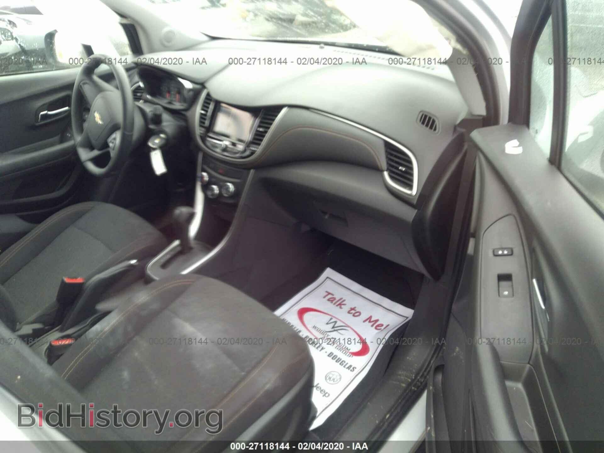 2019 CHEVROLET TRAX - VIN: 3GNCJKSB3KL333410 - Фото 5