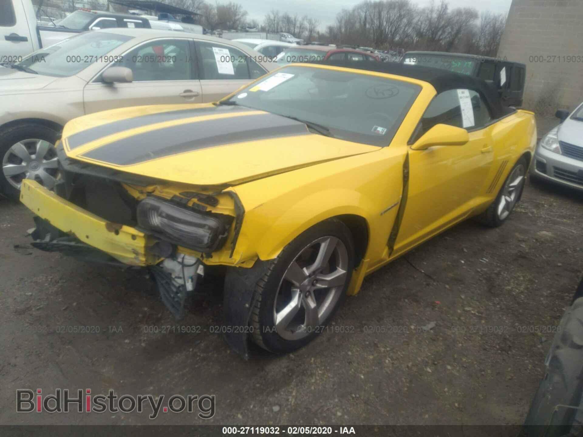 2011 CHEVROLET CAMARO - VIN: 2G1FK3DJ4B9180772 - Фото 2