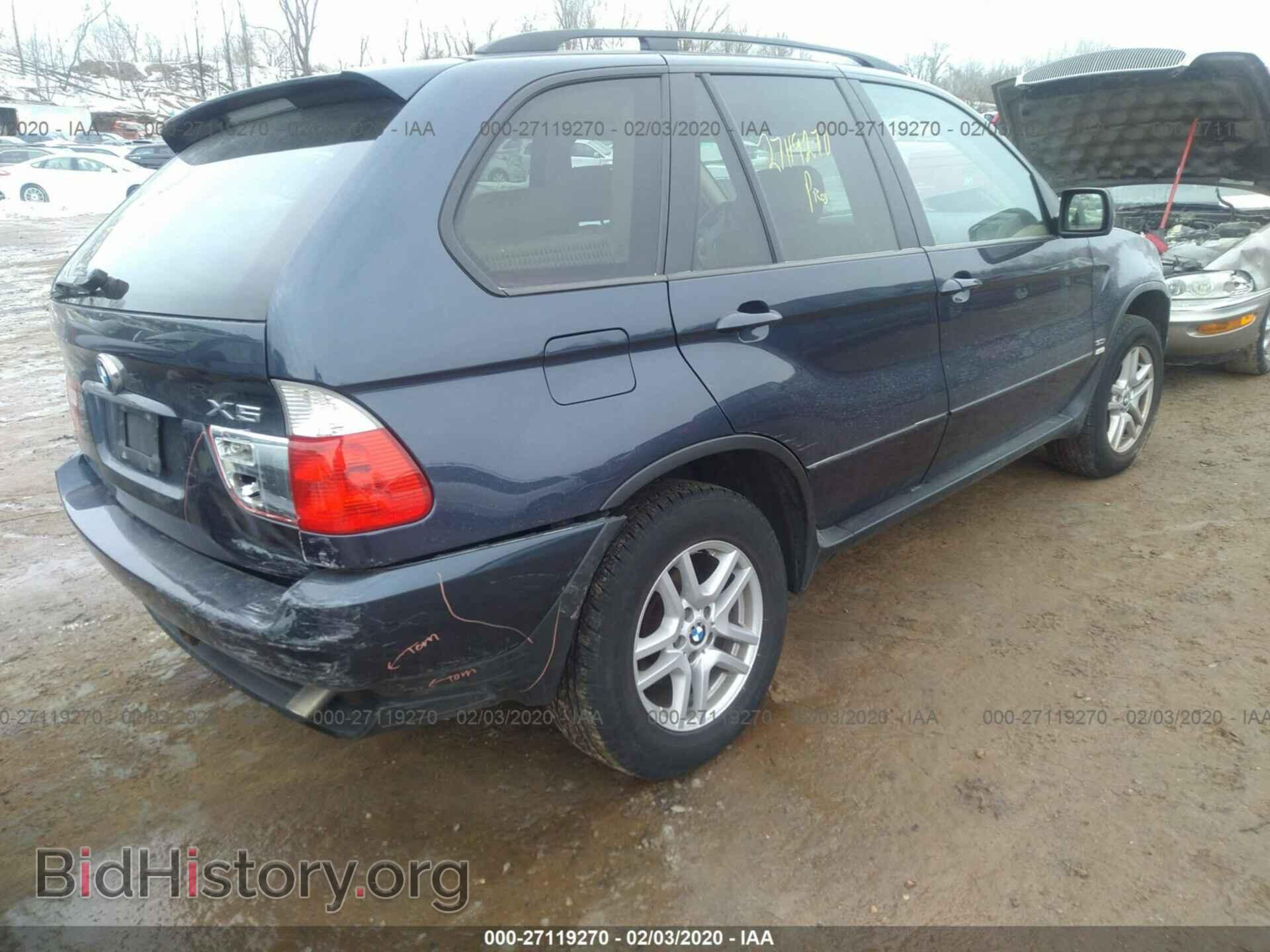 2005 BMW X5 - VIN: 5UXFA135X5LY04475 - Фото 4