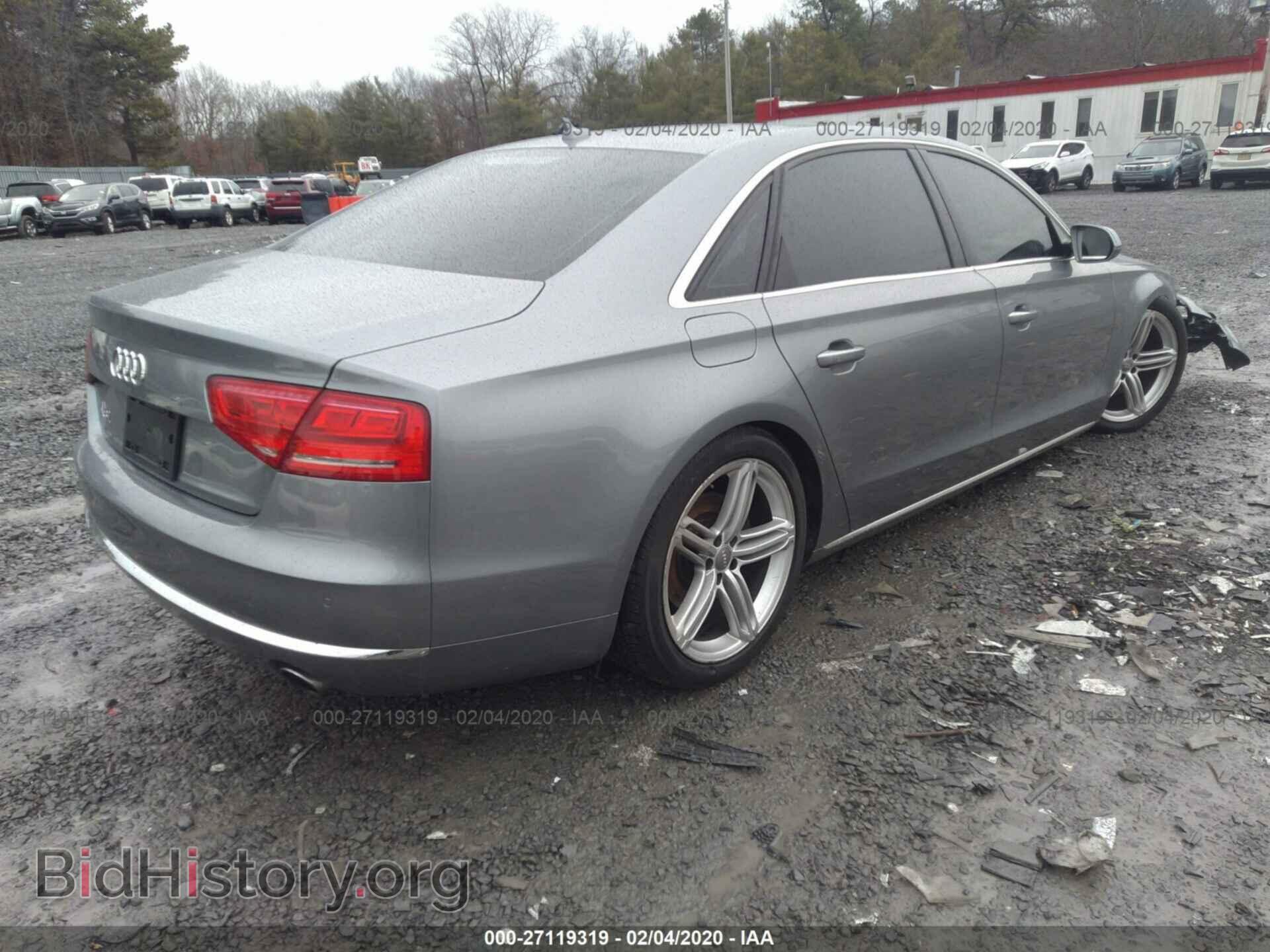 2013 AUDI A8 - VIN: WAURGAFD9DN007277 - Фото 4