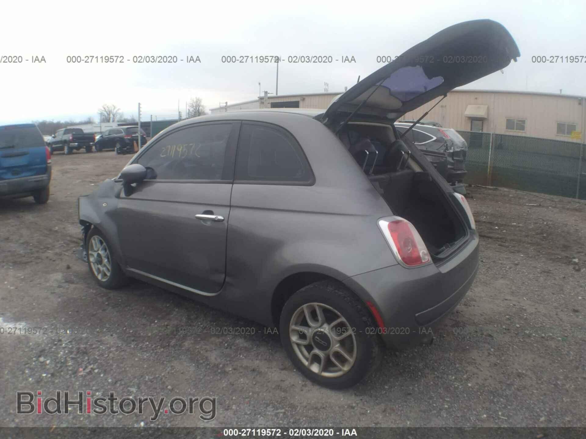 2012 FIAT 500 - VIN: 3C3CFFARXCT124607 - Фото 3