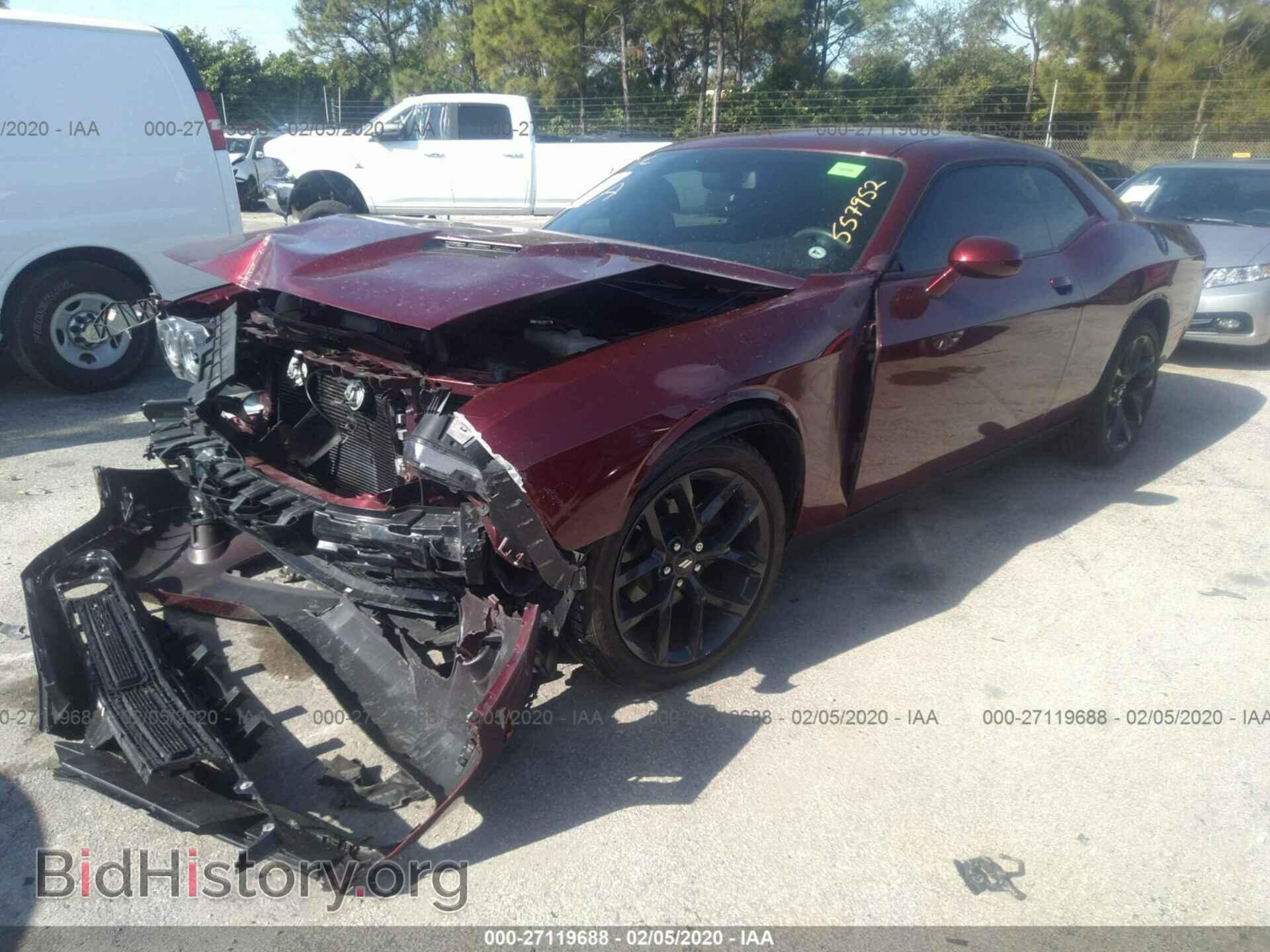 2019 DODGE CHALLENGER - VIN: 2C3CDZAG4KH557952 - Фото 2