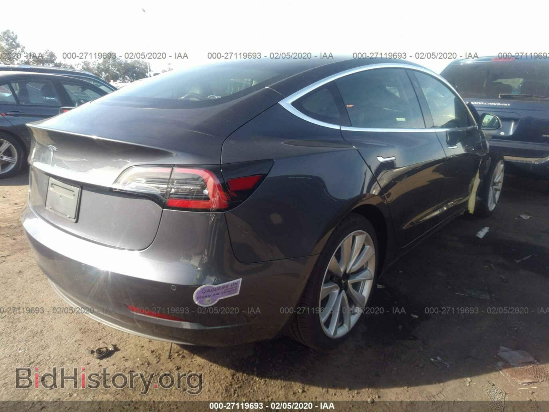 2019 TESLA MODEL 3 - VIN: 5YJ3E1EA1KF311267 - Photo 4