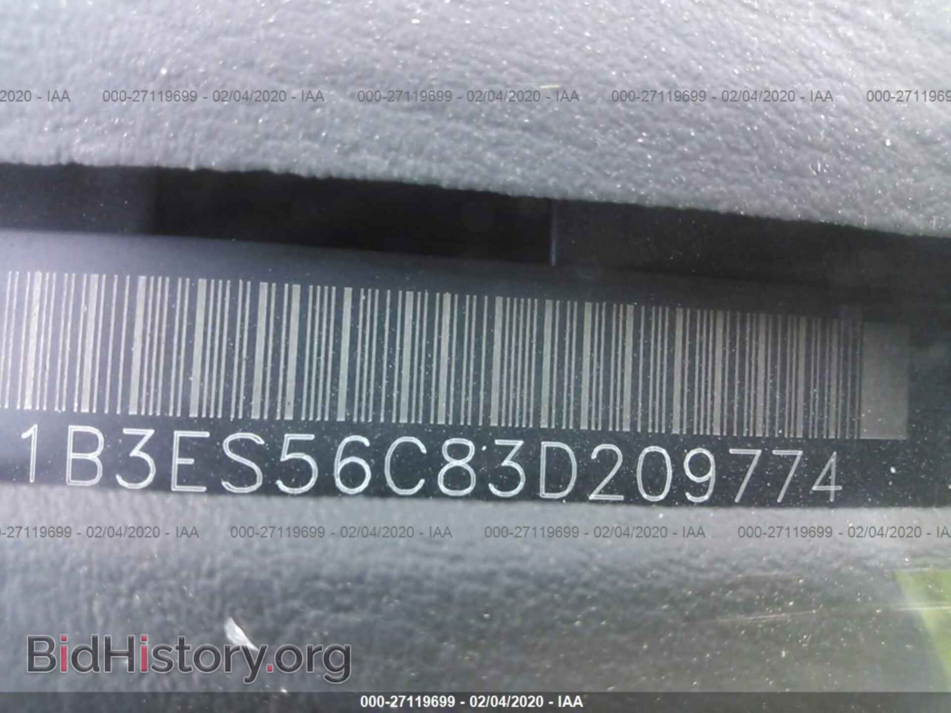2003 DODGE NEON - VIN: 1B3ES56C83D209774 - Фото 9