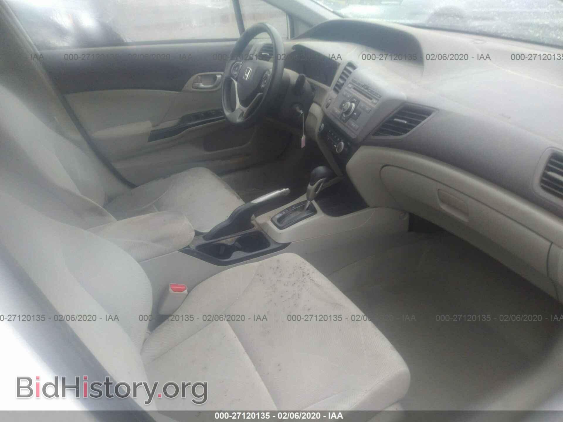 2012 HONDA CIVIC - VIN: 2HGFB2F5XCH326943 - Фото 5