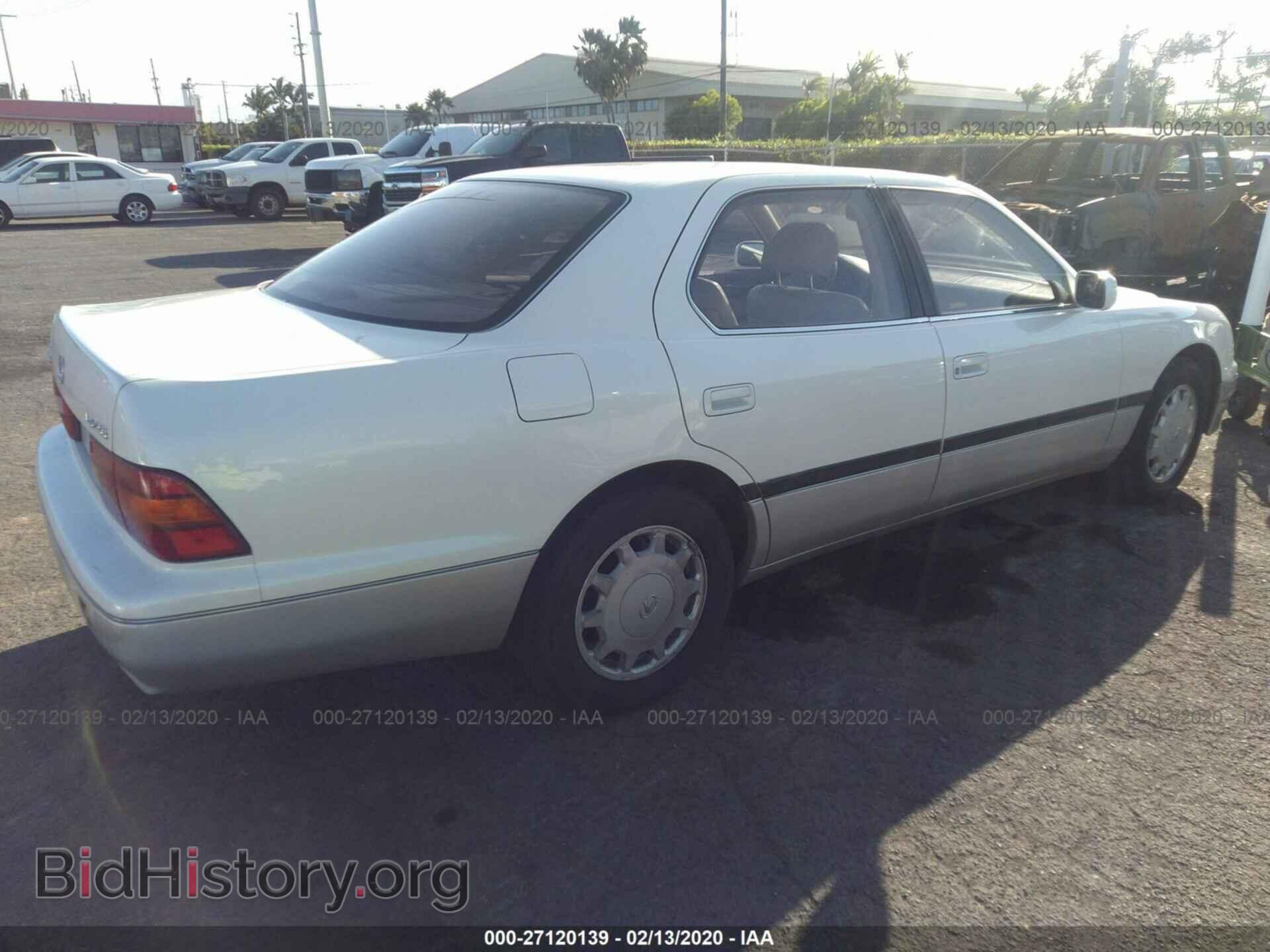 1997 LEXUS LS - VIN: JT8BH28F1V0089489 - Фото 4