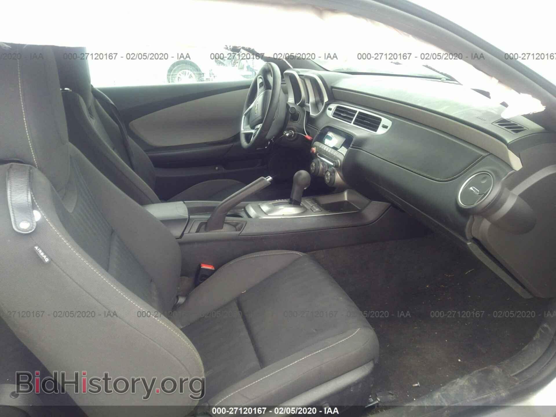 2012 CHEVROLET CAMARO - VIN: 2G1FA1E37C9207634 - Фото 5
