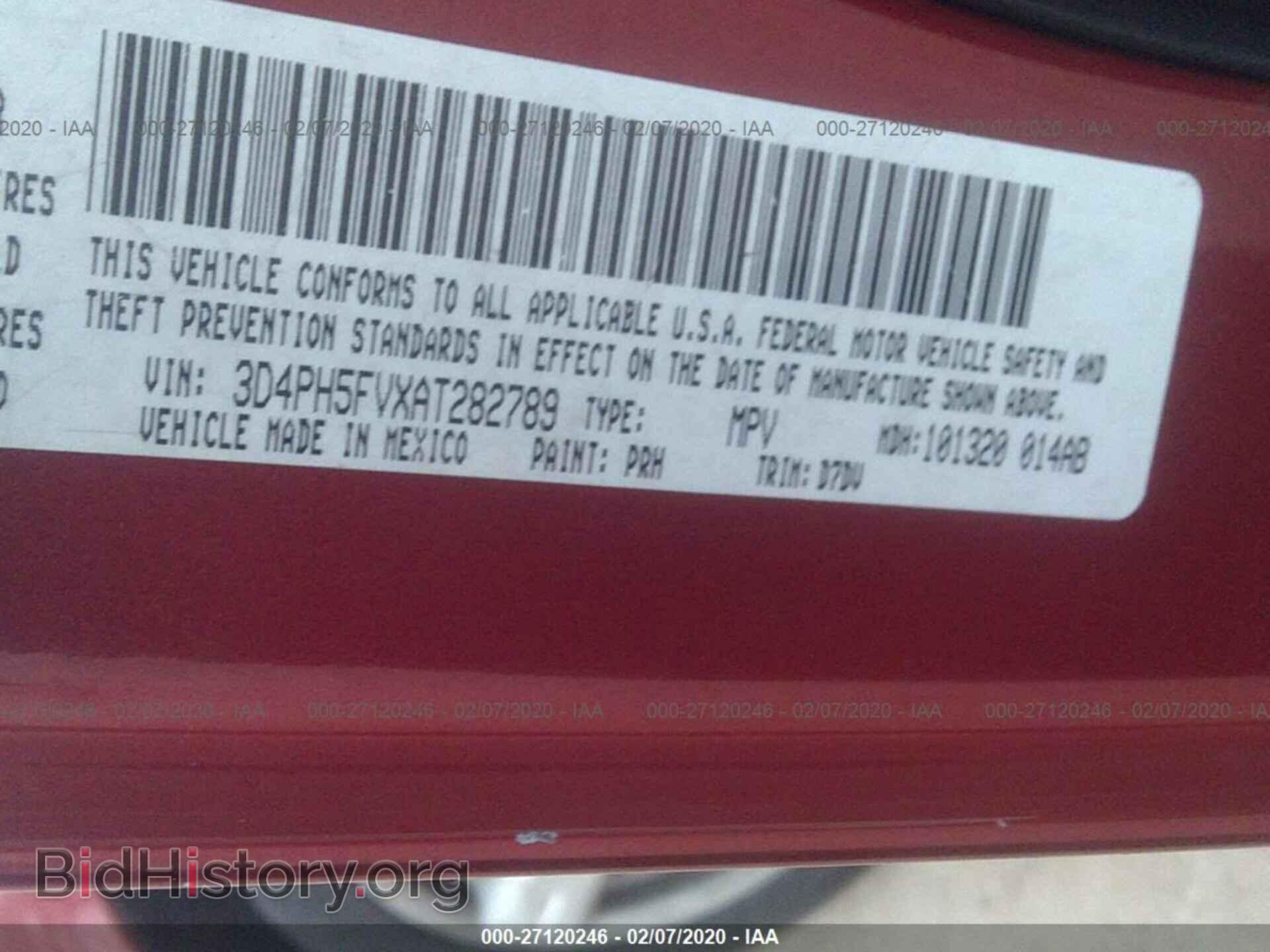 2010 DODGE JOURNEY - VIN: 3D4PH5FVXAT282789 - Фото 9