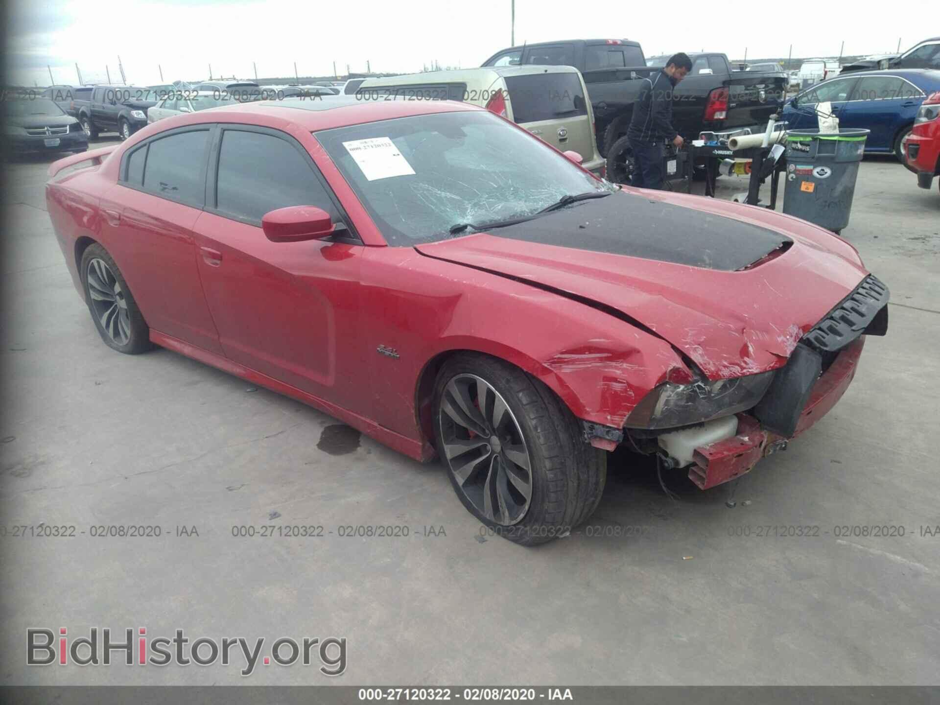 Photo 2C3CDXEJ0CH270121 - DODGE CHARGER 2012