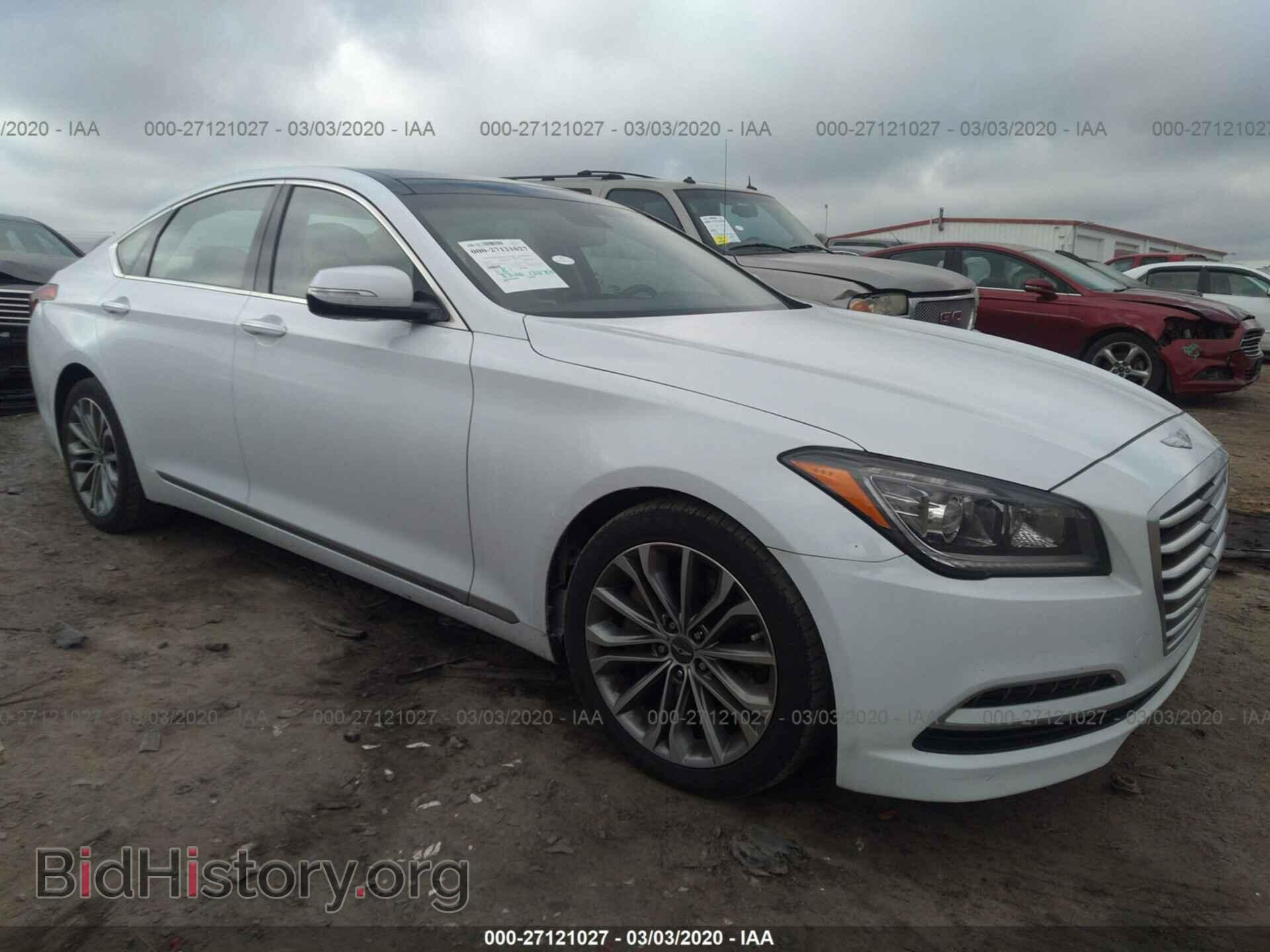 Photo KMHGN4JE9FU049745 - HYUNDAI GENESIS 2015