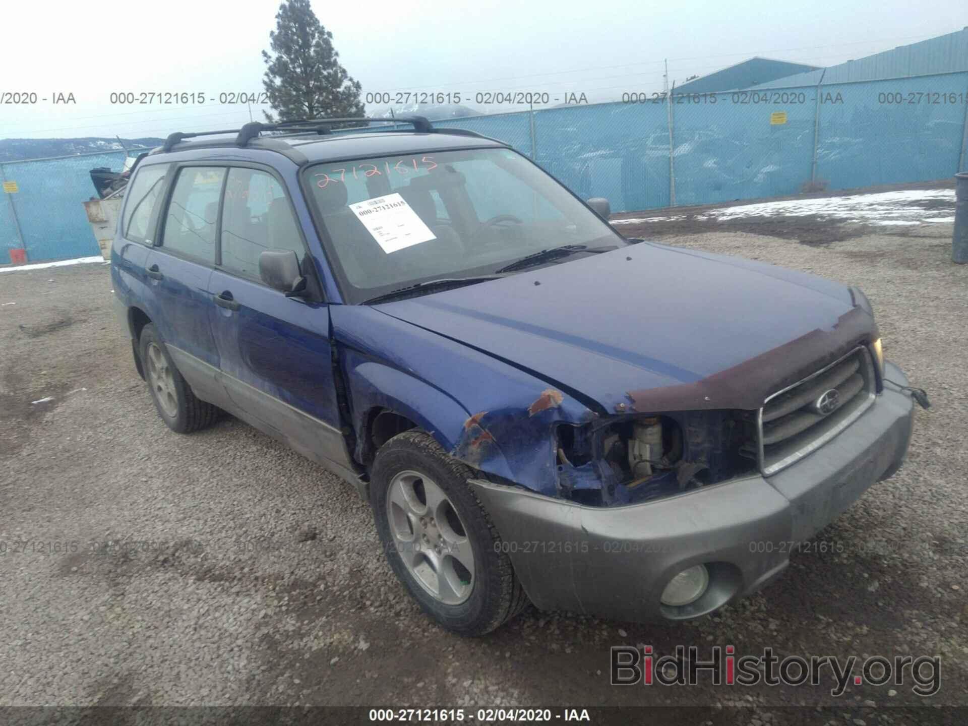 Photo JF1SG65663H743049 - SUBARU FORESTER 2003