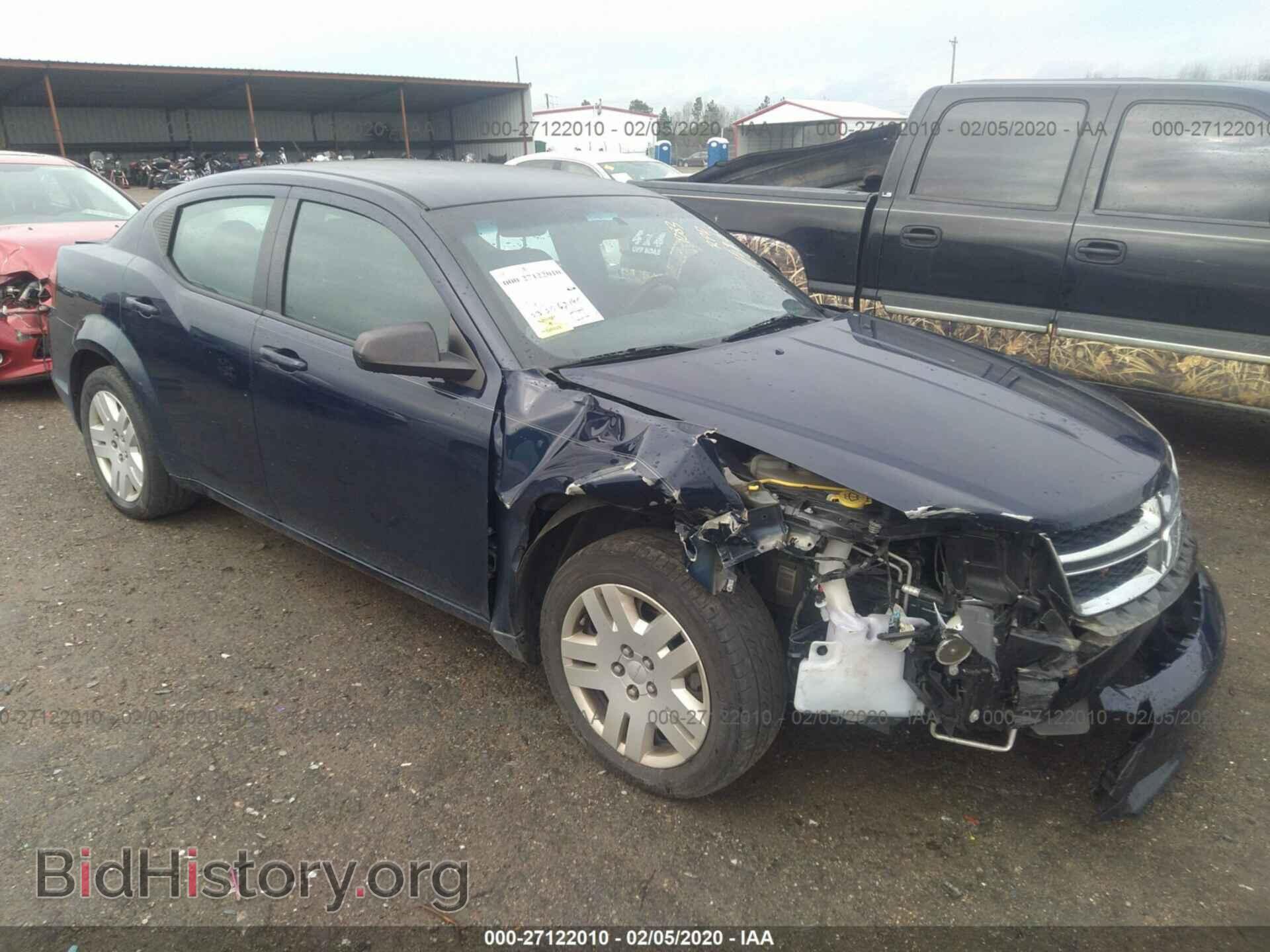 Photo 1C3CDZAB4EN161083 - DODGE AVENGER 2014