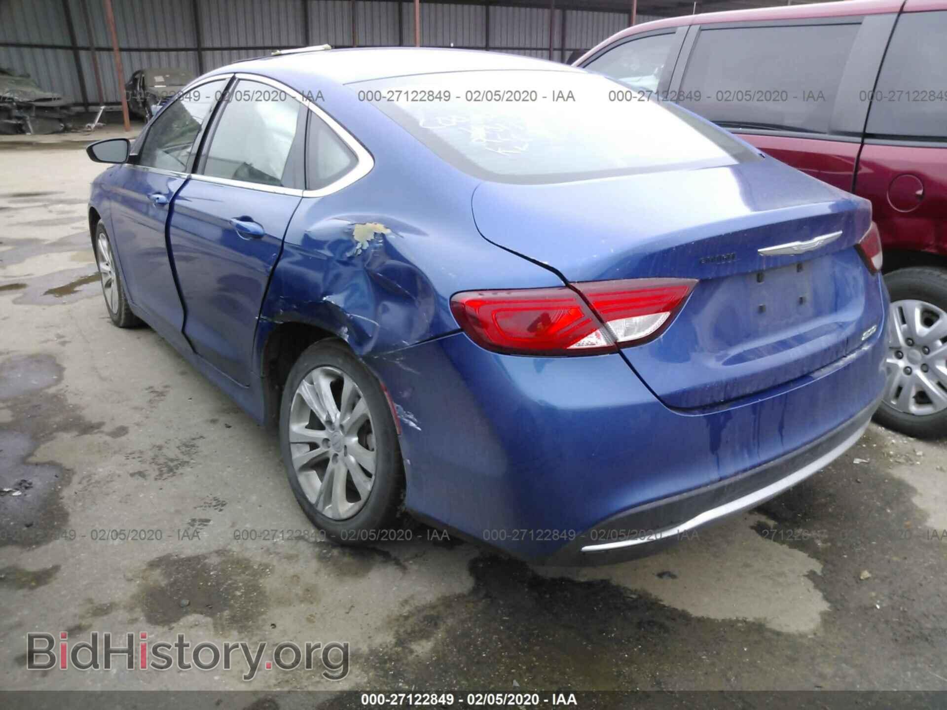 2015 CHRYSLER 200 - VIN: 1C3CCCAB9FN709919 - Фото 3