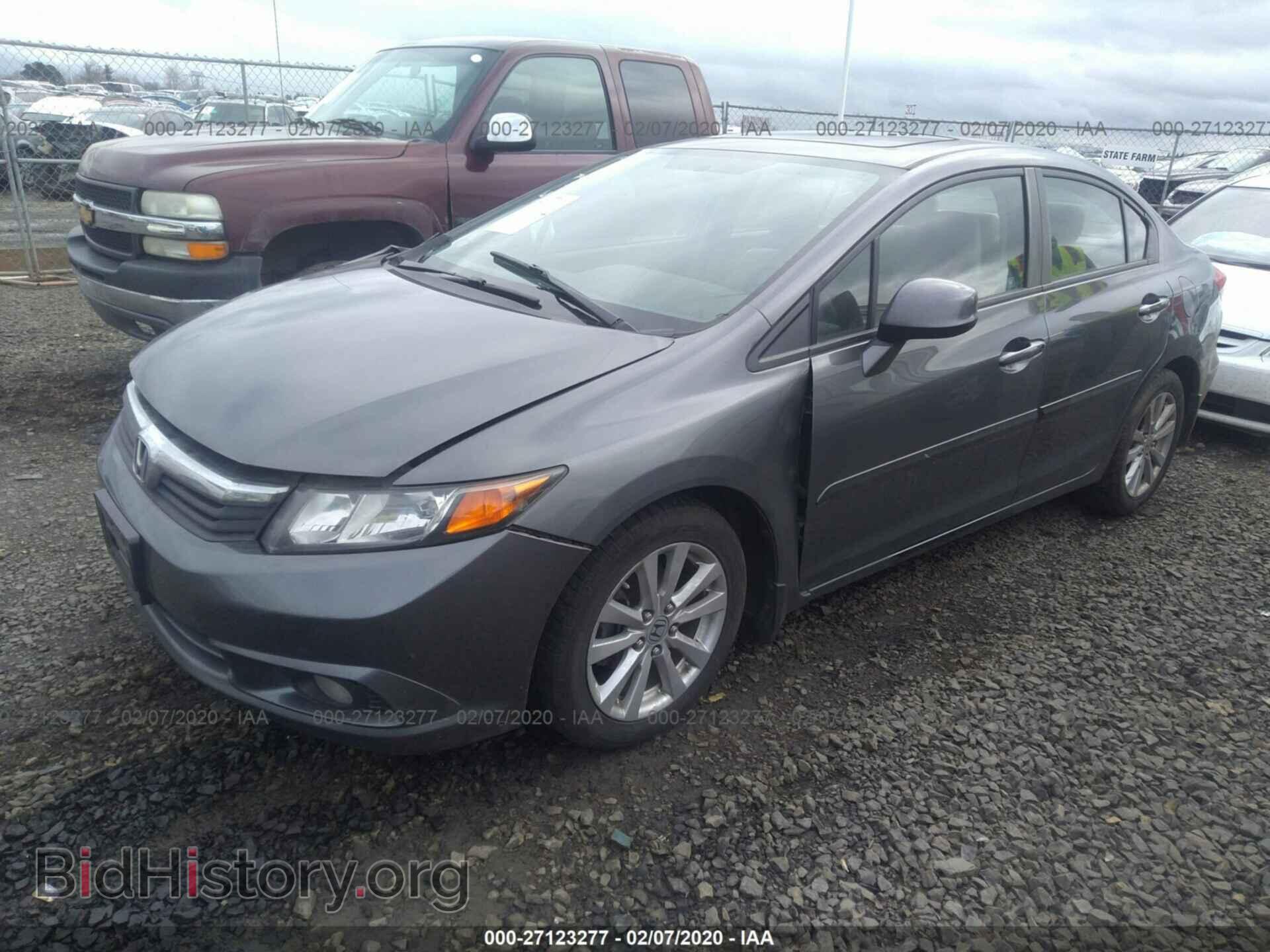 2012 HONDA CIVIC - VIN: 19XFB2F81CE370754 - Фото 2
