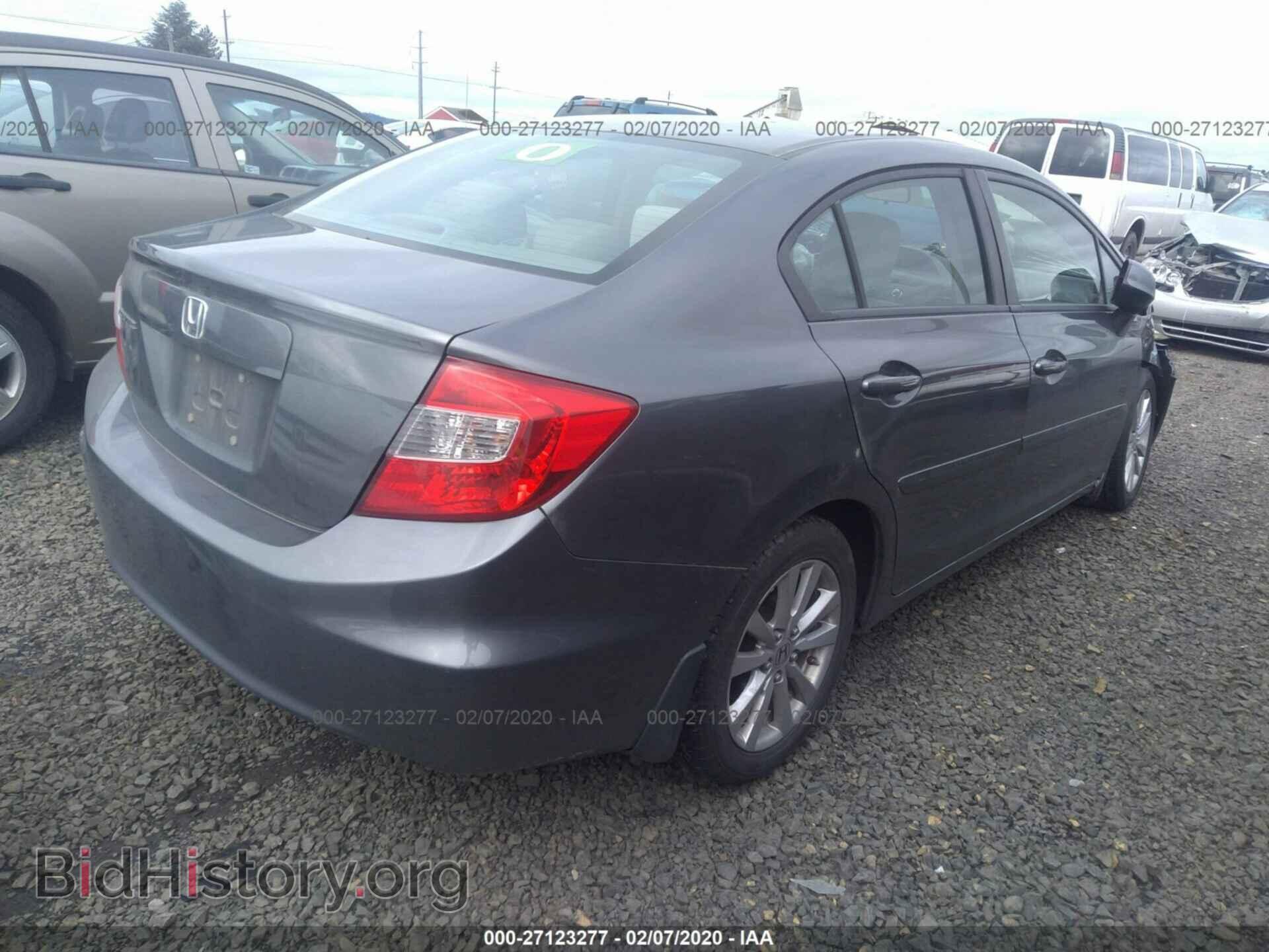 2012 HONDA CIVIC - VIN: 19XFB2F81CE370754 - Фото 4