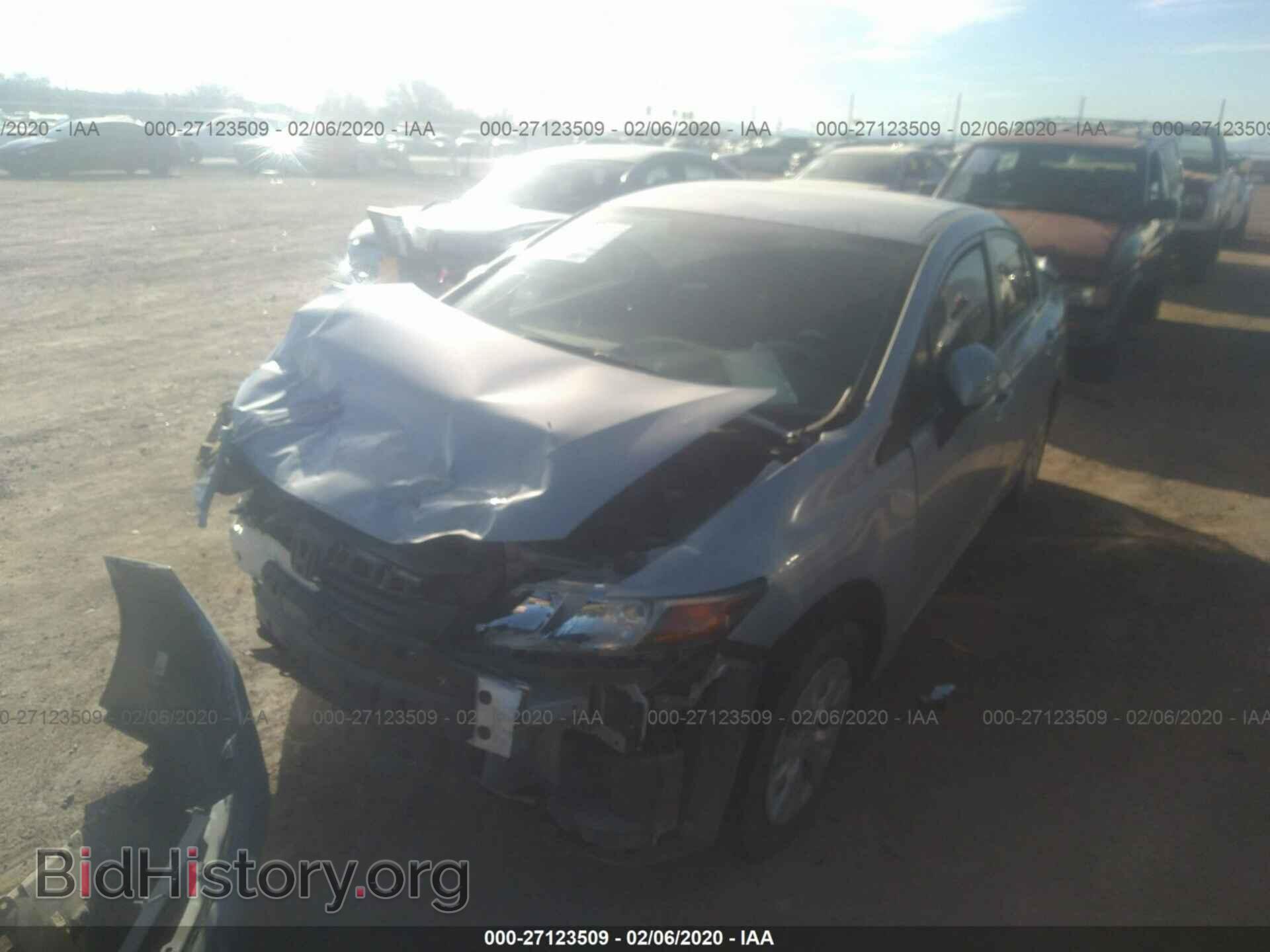 2012 HONDA CIVIC - VIN: 19XFB2F51CE326551 - Фото 2
