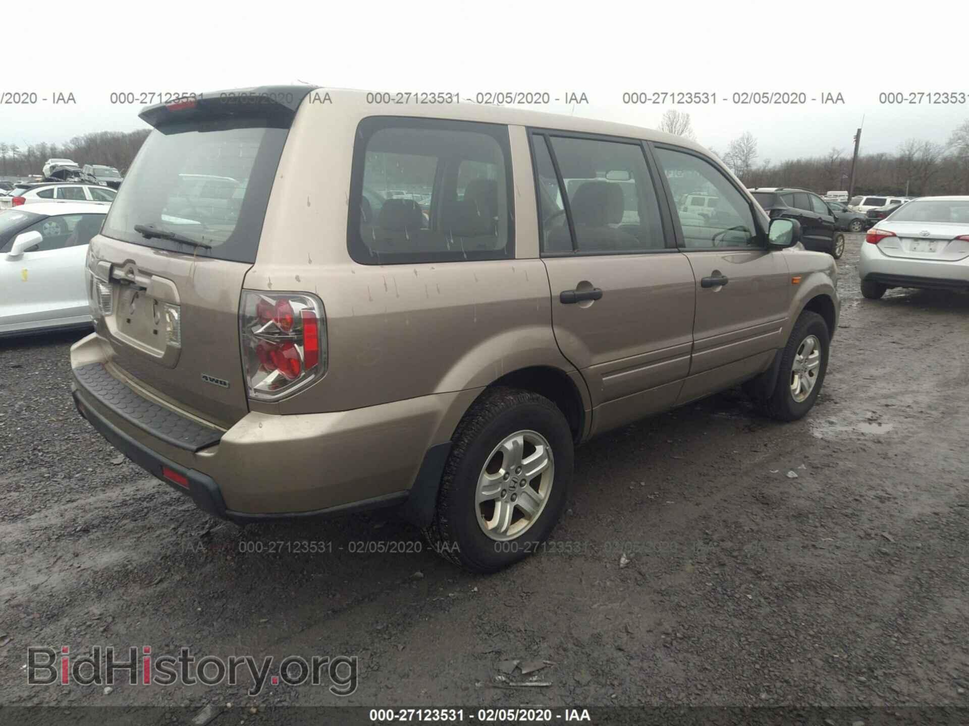 2007 HONDA PILOT - VIN: 5FNYF18177B015076 - Фото 4