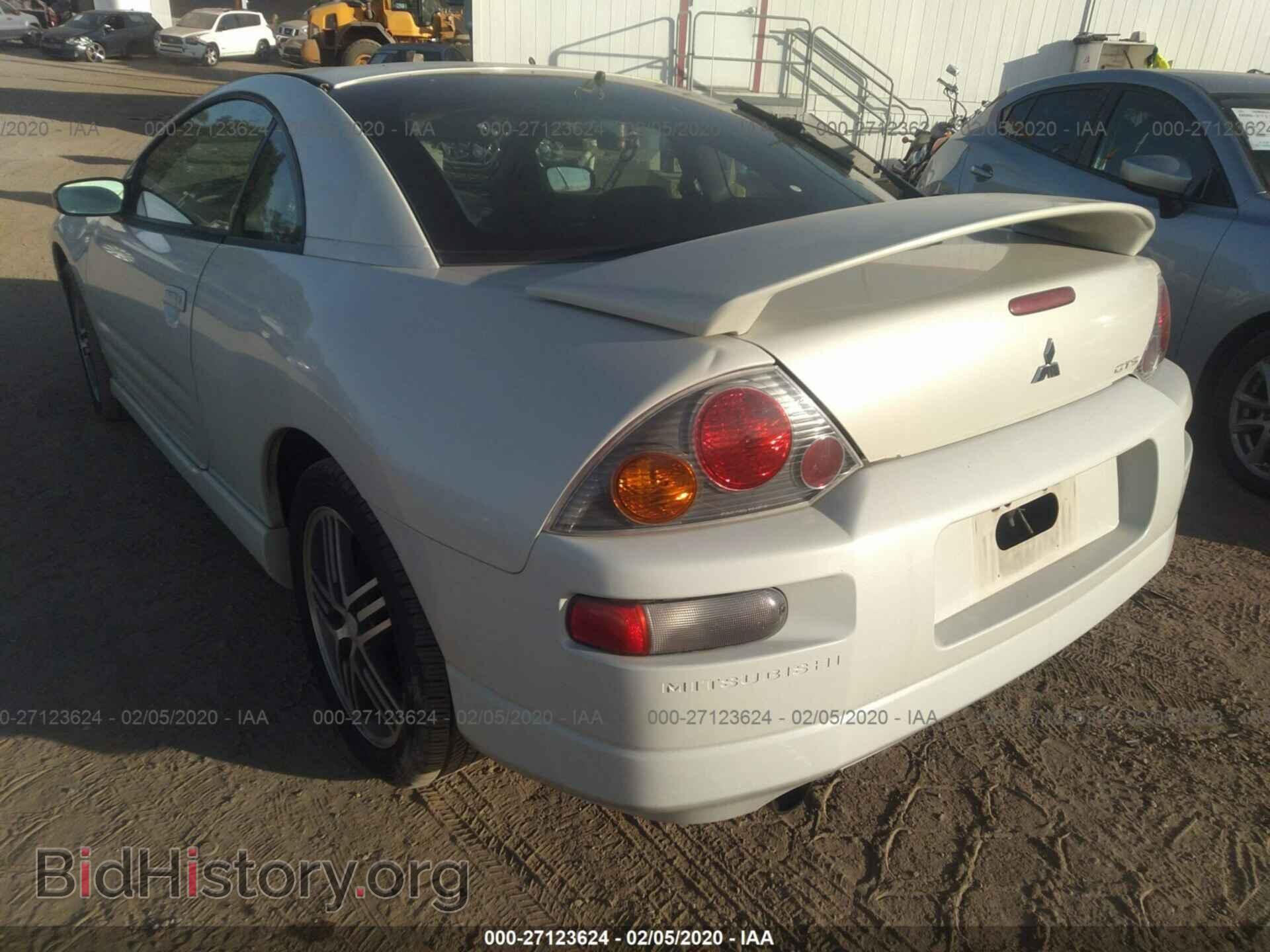 2003 MITSUBISHI ECLIPSE - VIN: 4A3AC74H63E137548 - Photo 3