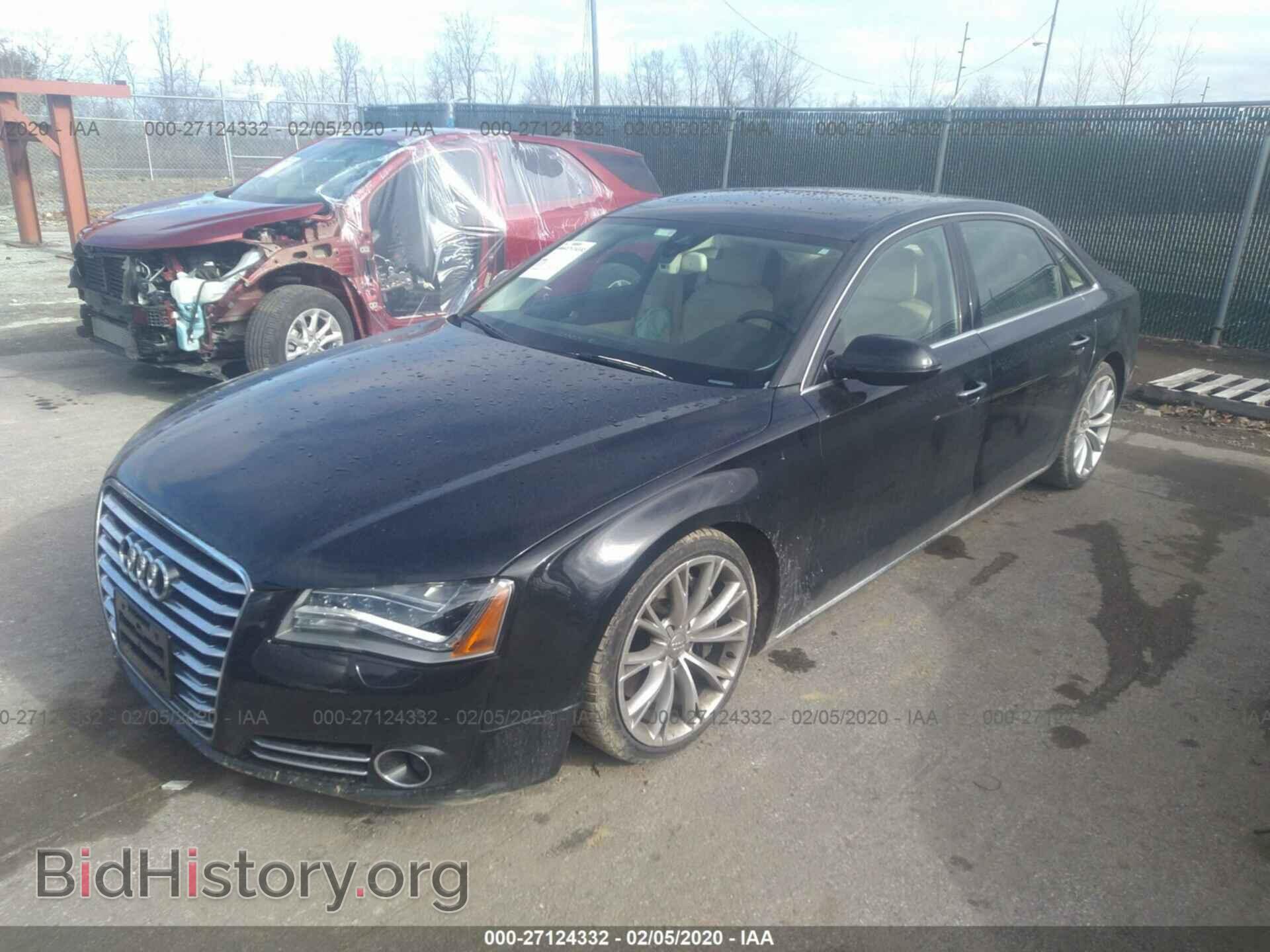 2014 AUDI A8 - VIN: WAURGAFD6EN007724 - Фото 2
