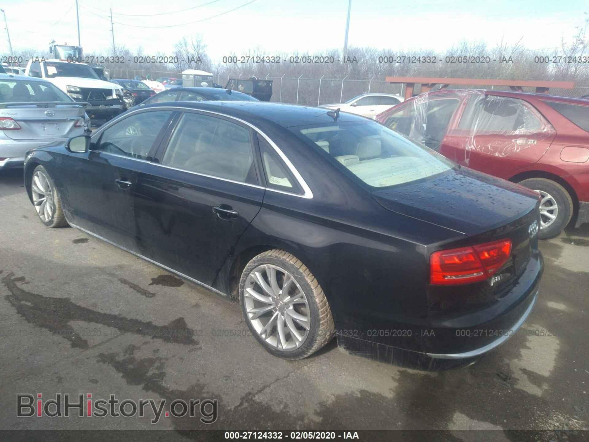 2014 AUDI A8 - VIN: WAURGAFD6EN007724 - Фото 3