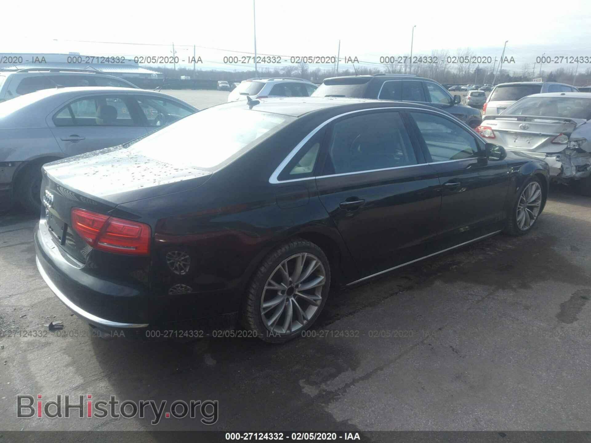 2014 AUDI A8 - VIN: WAURGAFD6EN007724 - Фото 4