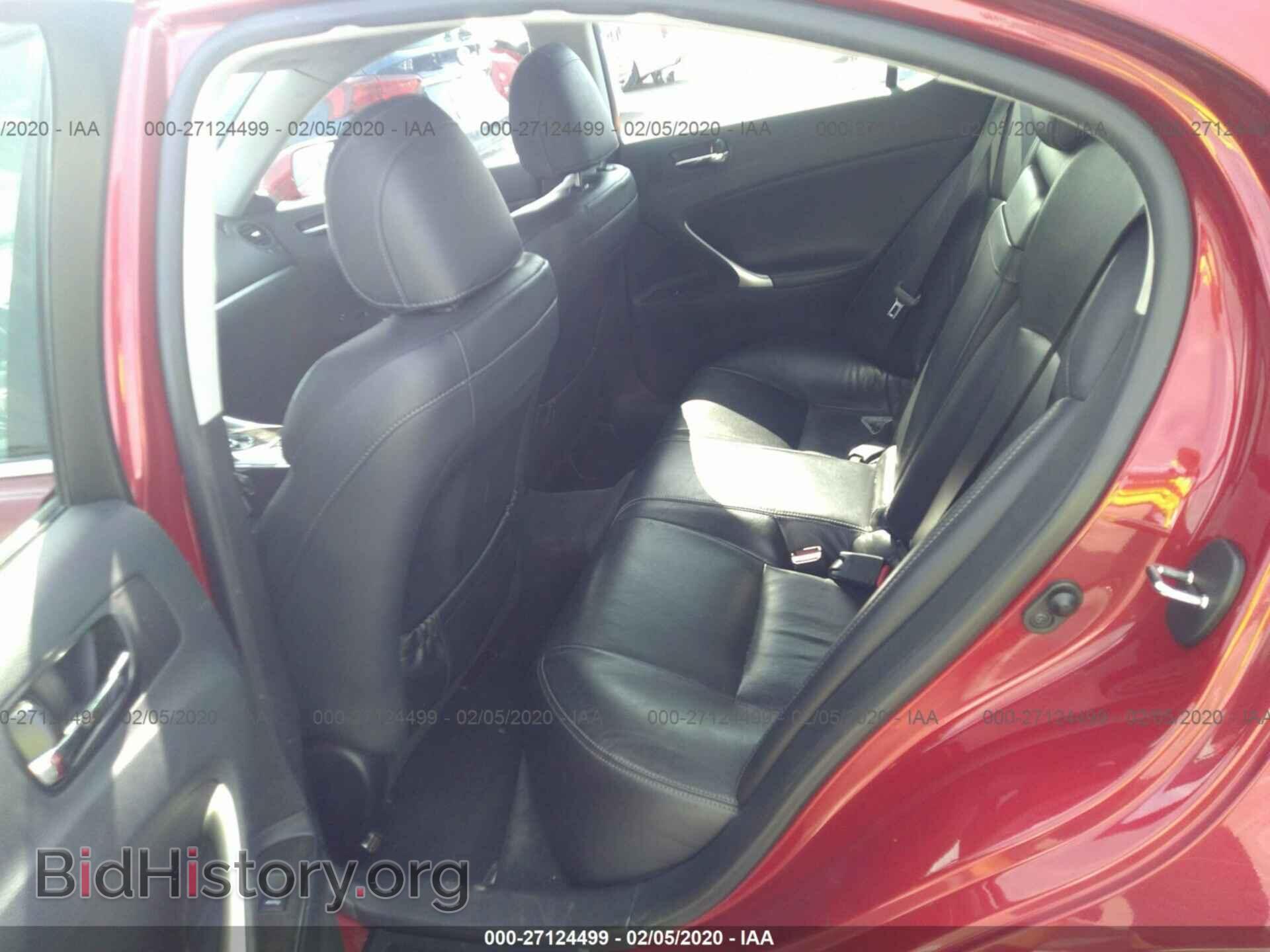 2011 LEXUS IS - VIN: JTHBF5C25B5135643 - Фото 8