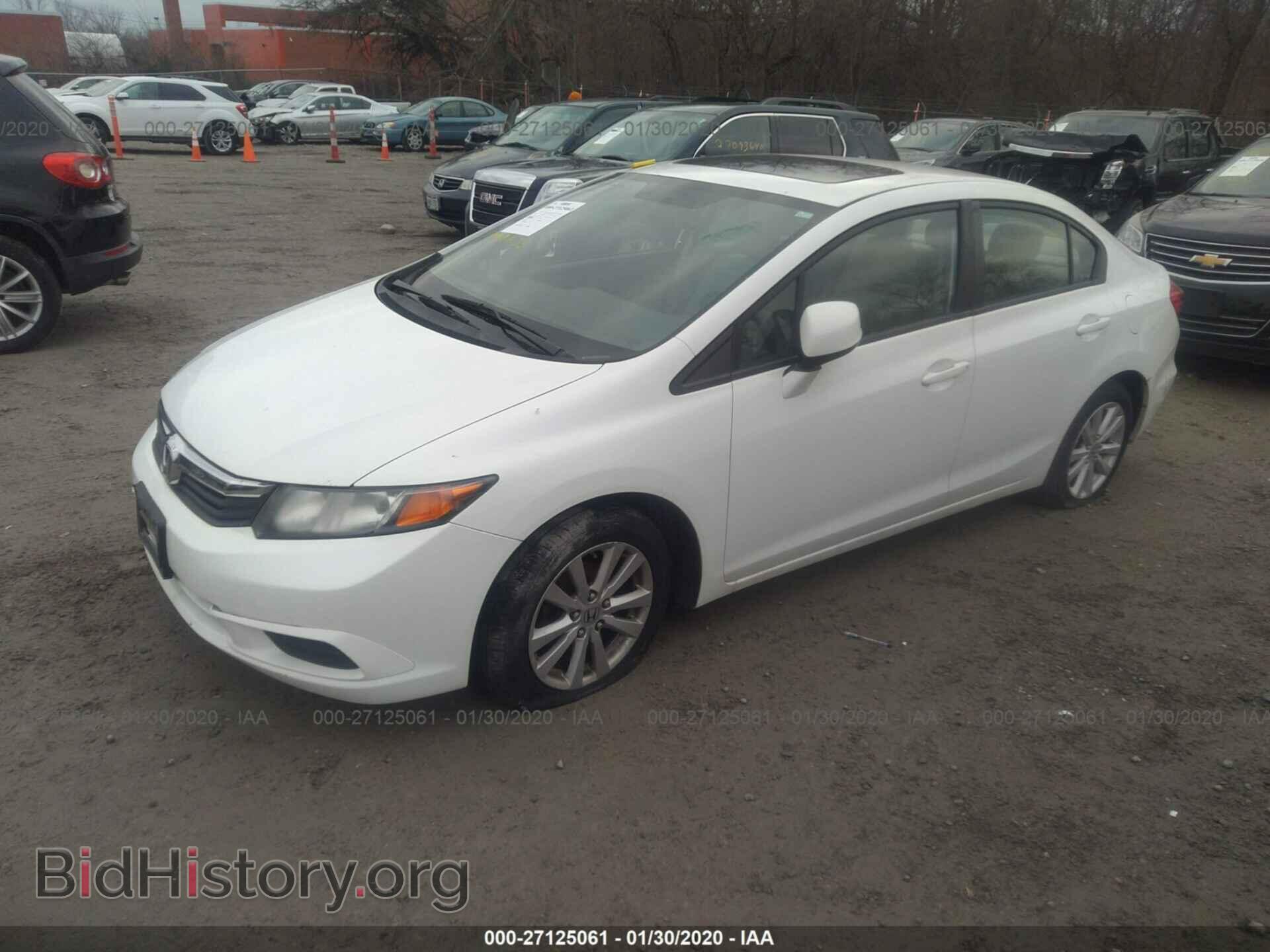 2012 HONDA CIVIC - VIN: 2HGFB2F87CH325999 - Фото 2