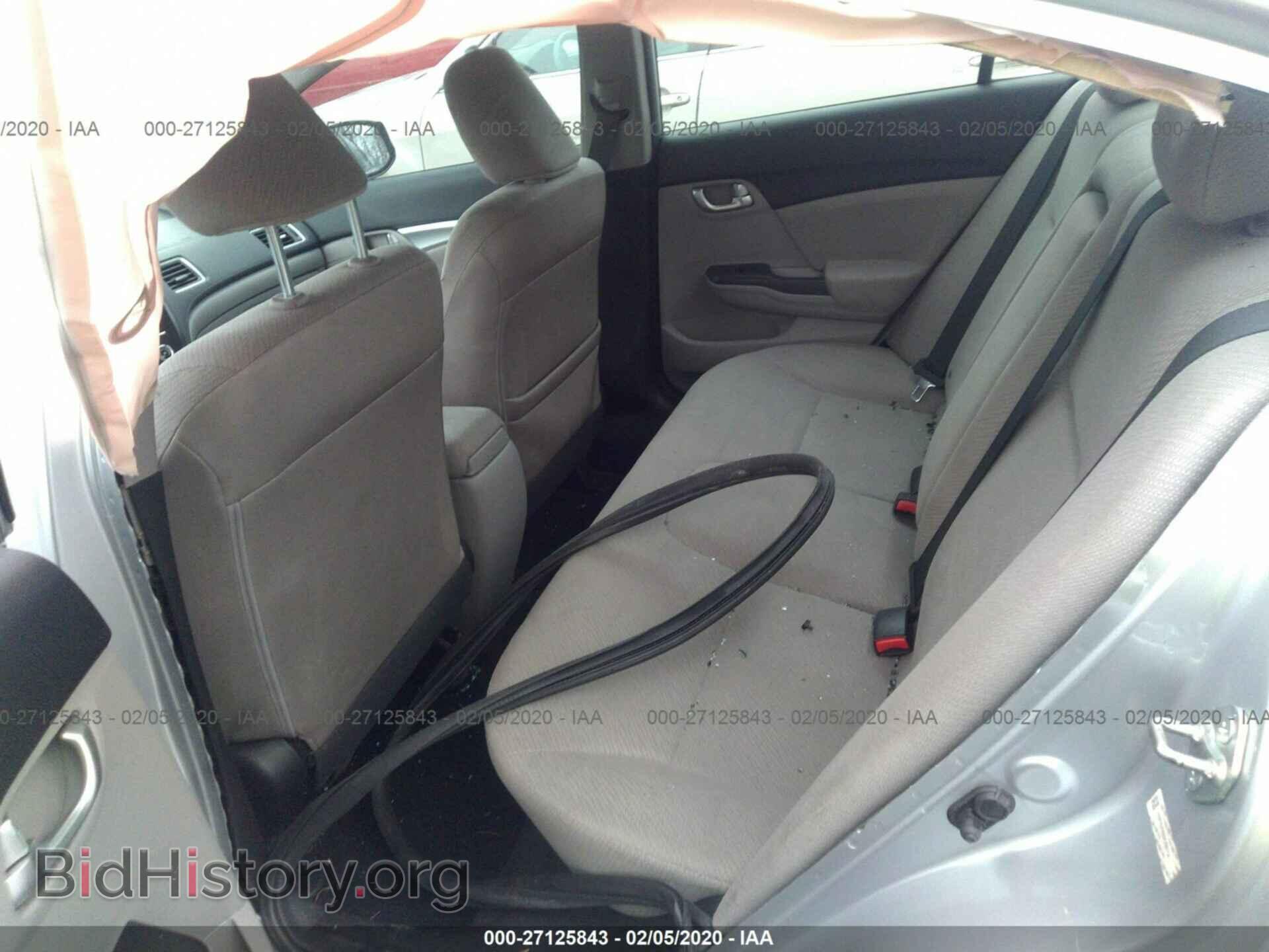 2013 HONDA CIVIC - VIN: 19XFB2F85DE200754 - Фото 8