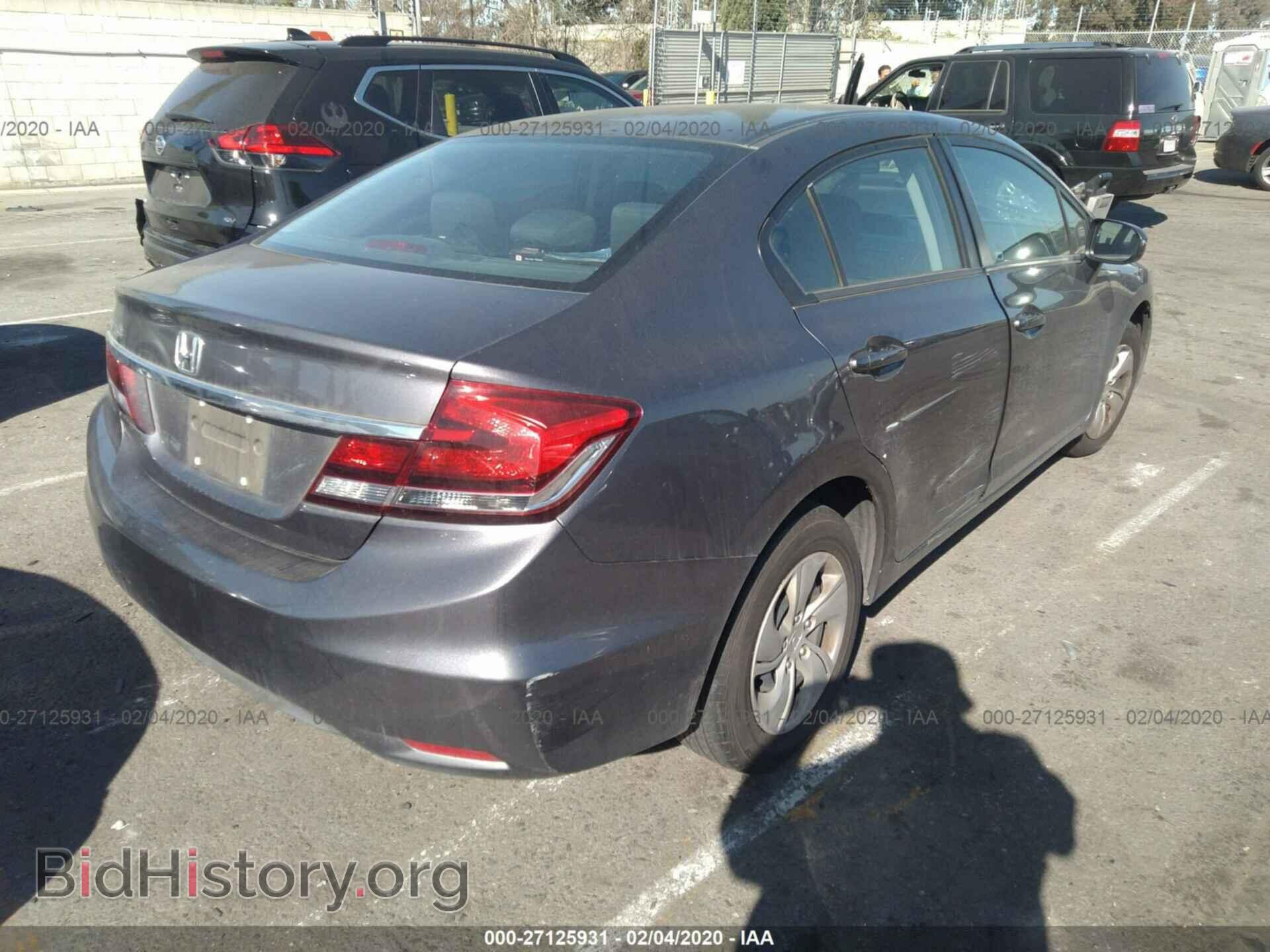2014 HONDA CIVIC - VIN: 19XFB2F51EE275197 - Фото 4