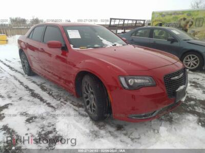 2017 Chrysler 300 S, red — VIN 2C3CCAGG0HH518960, IAAI