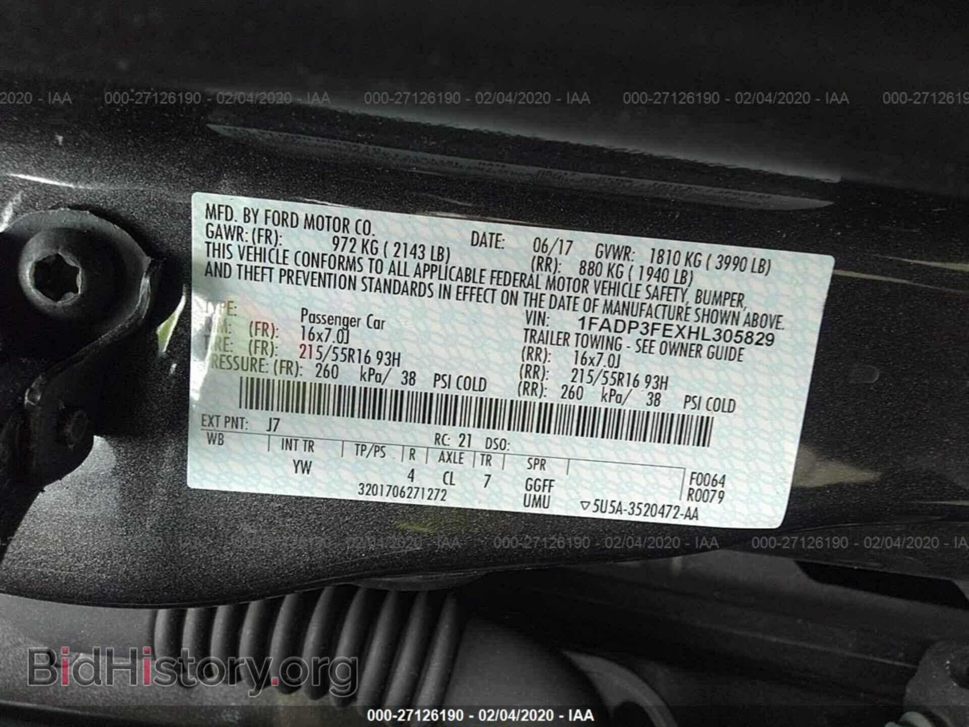 2017 FORD FOCUS - VIN: 1FADP3FEXHL305829 - Photo 9