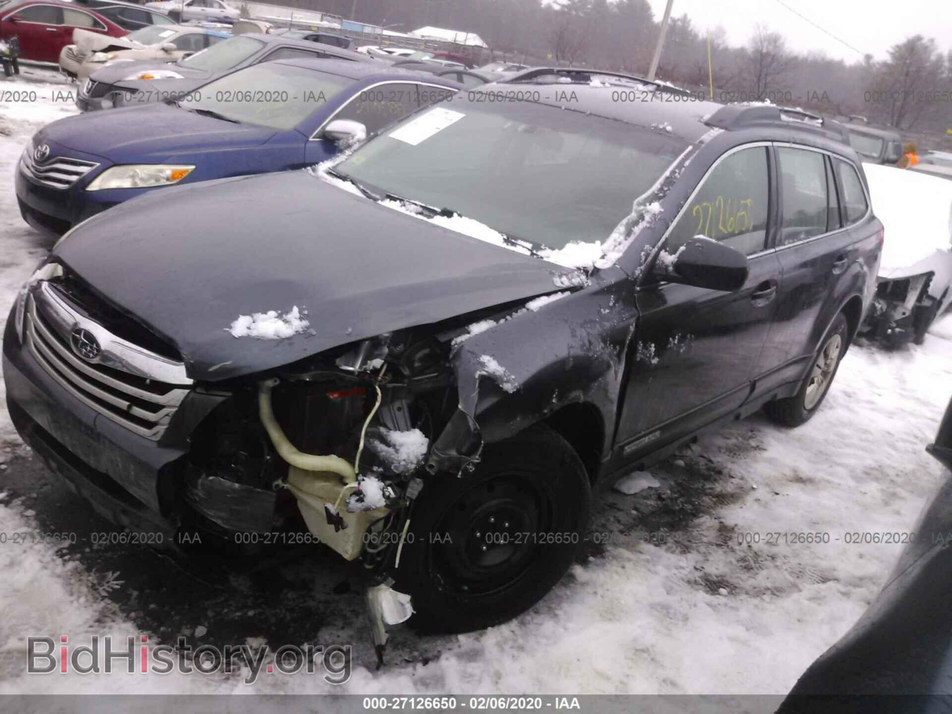 2011 SUBARU OUTBACK - VIN: 4S4BRBAC8B3334213 - Фото 2