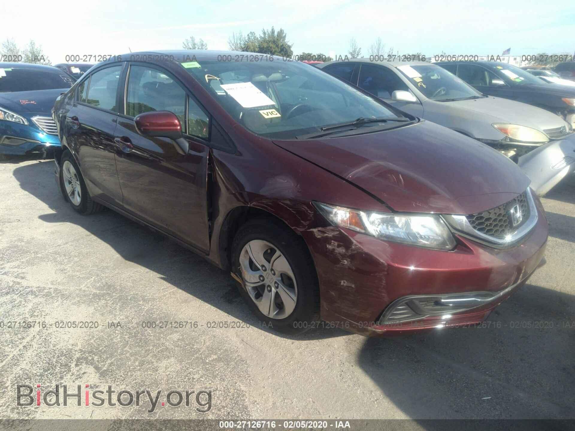 Фотография 19XFB2F54EE041720 - HONDA CIVIC 2014