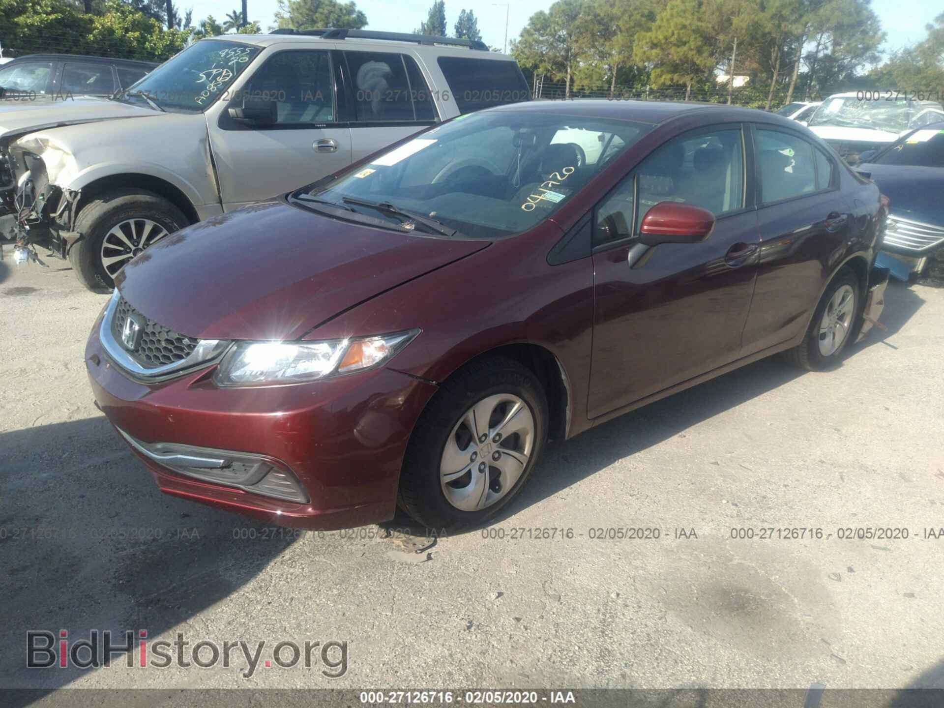 2014 HONDA CIVIC - VIN: 19XFB2F54EE041720 - Фото 2