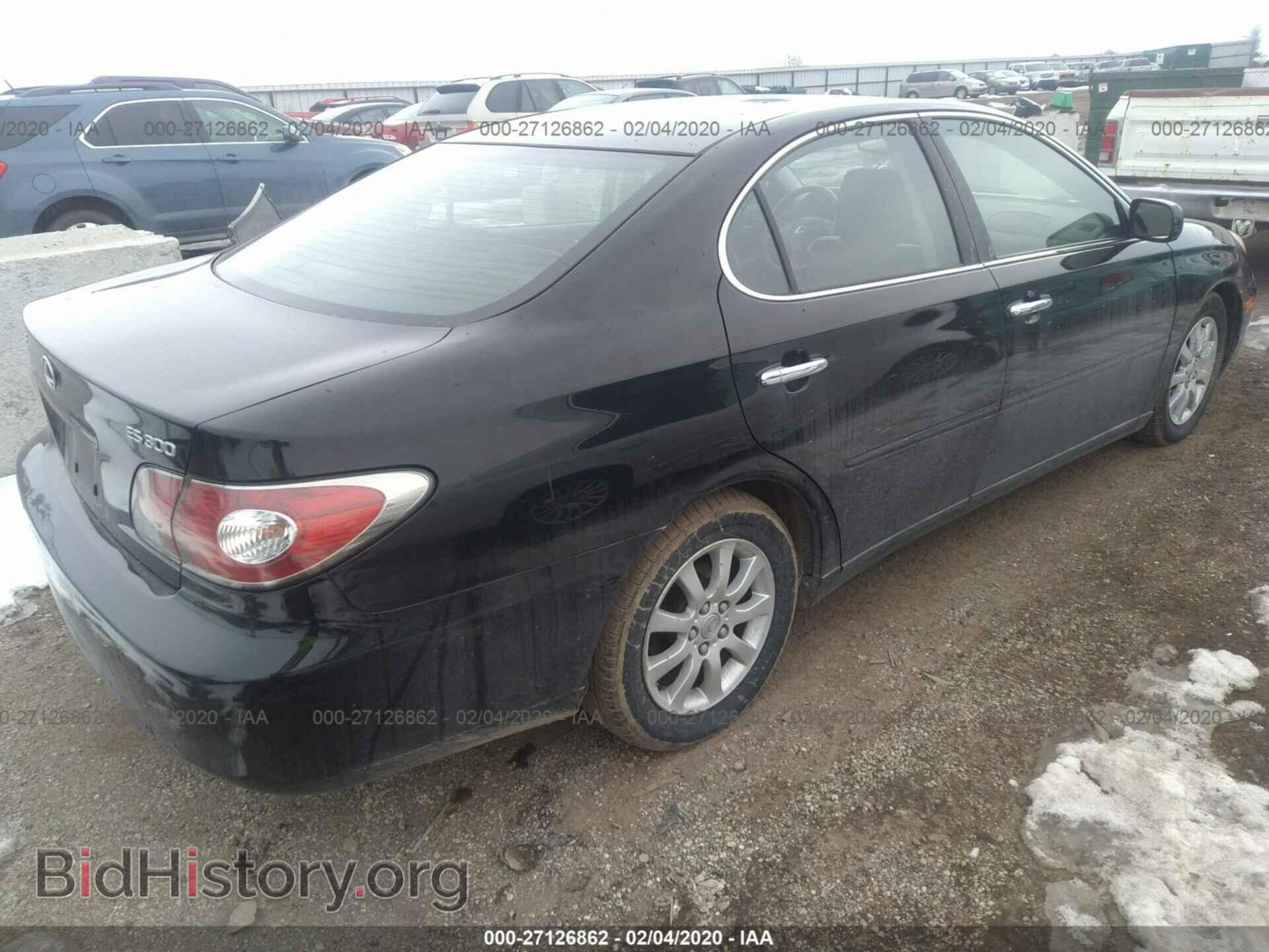 2003 LEXUS ES - VIN: JTHBF30G936011696 - Фото 4