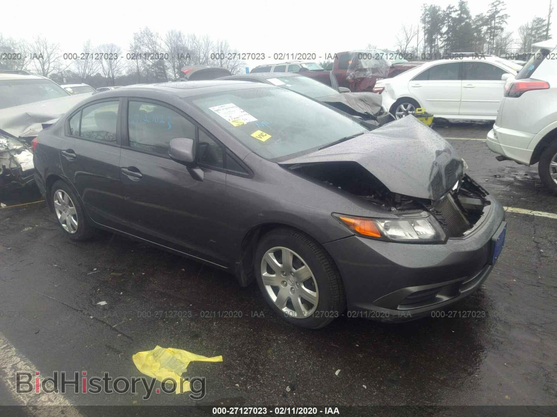 Photo 19XFB2F83CE014130 - HONDA CIVIC 2012