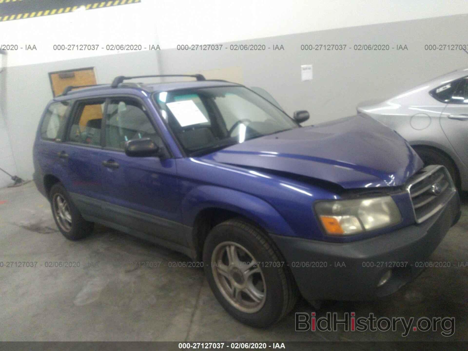 Photo JF1SG63653H715925 - SUBARU FORESTER 2003