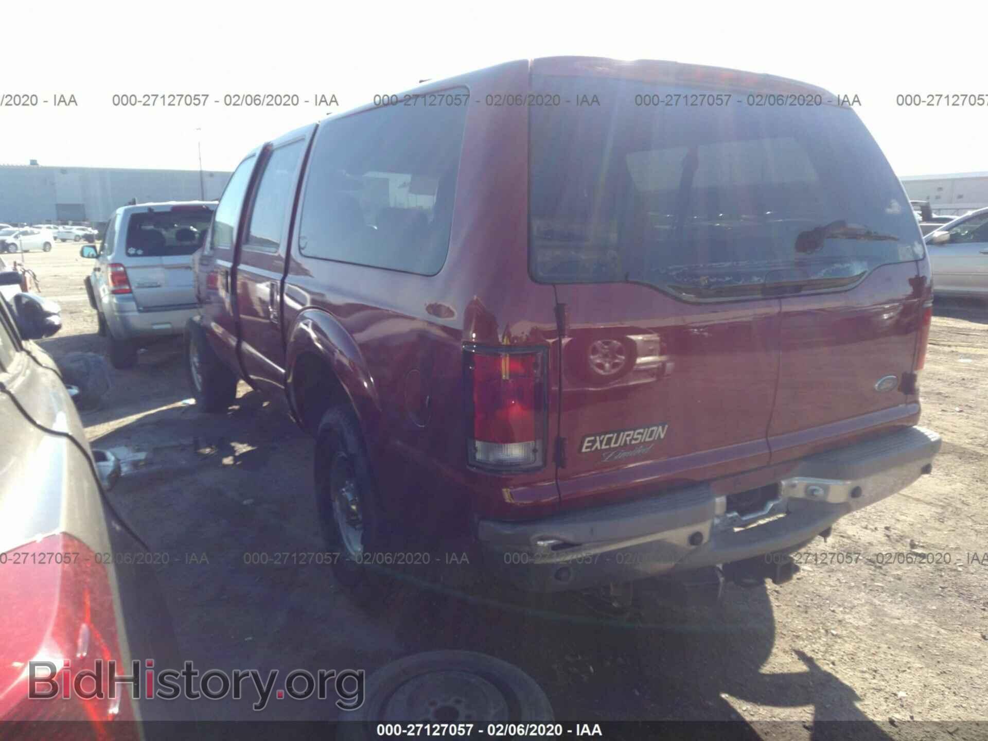 2000 FORD EXCURSION - VIN: 1FMSU43F0YED92590 - Фото 3