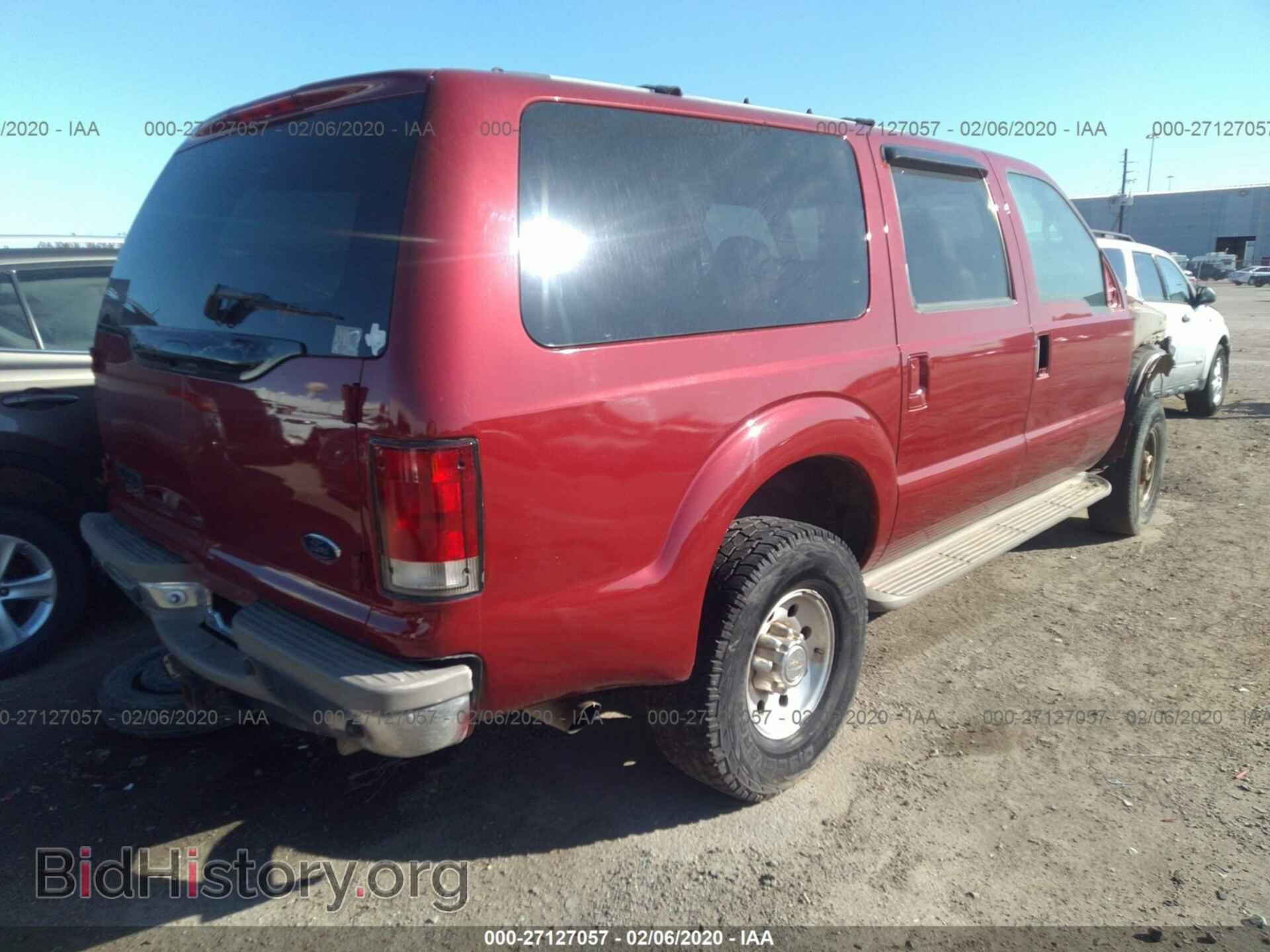 2000 FORD EXCURSION - VIN: 1FMSU43F0YED92590 - Фото 4
