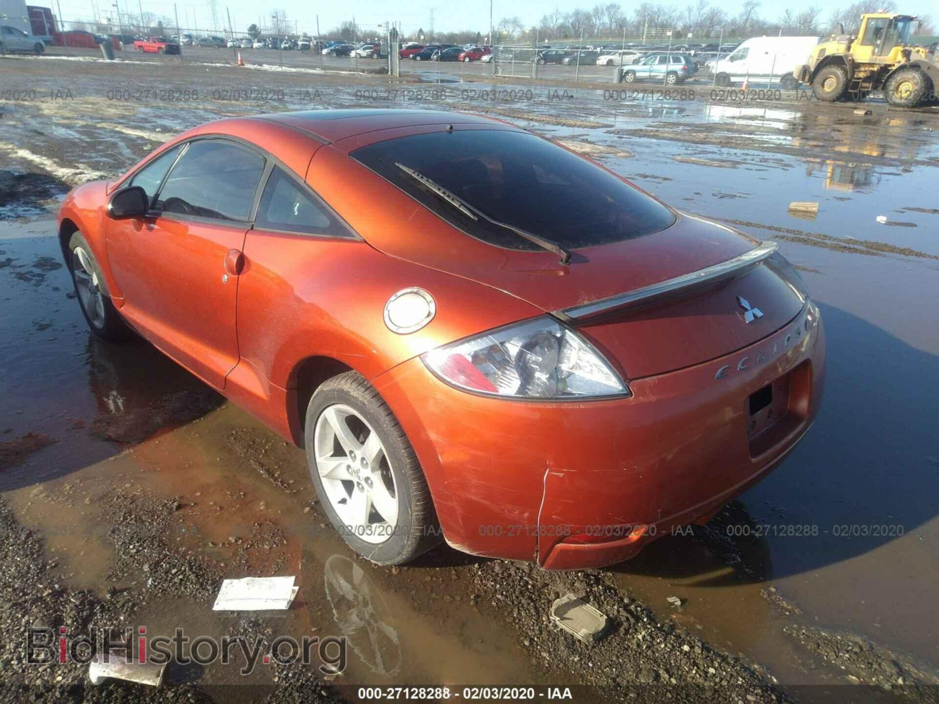 2007 MITSUBISHI ECLIPSE - VIN: 4A3AK24F37E027180 - Фото 3