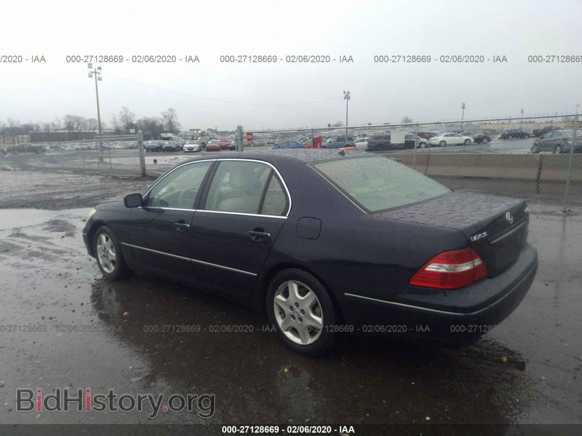 2004 LEXUS LS - VIN: JTHBN36F340149630 - Фото 3