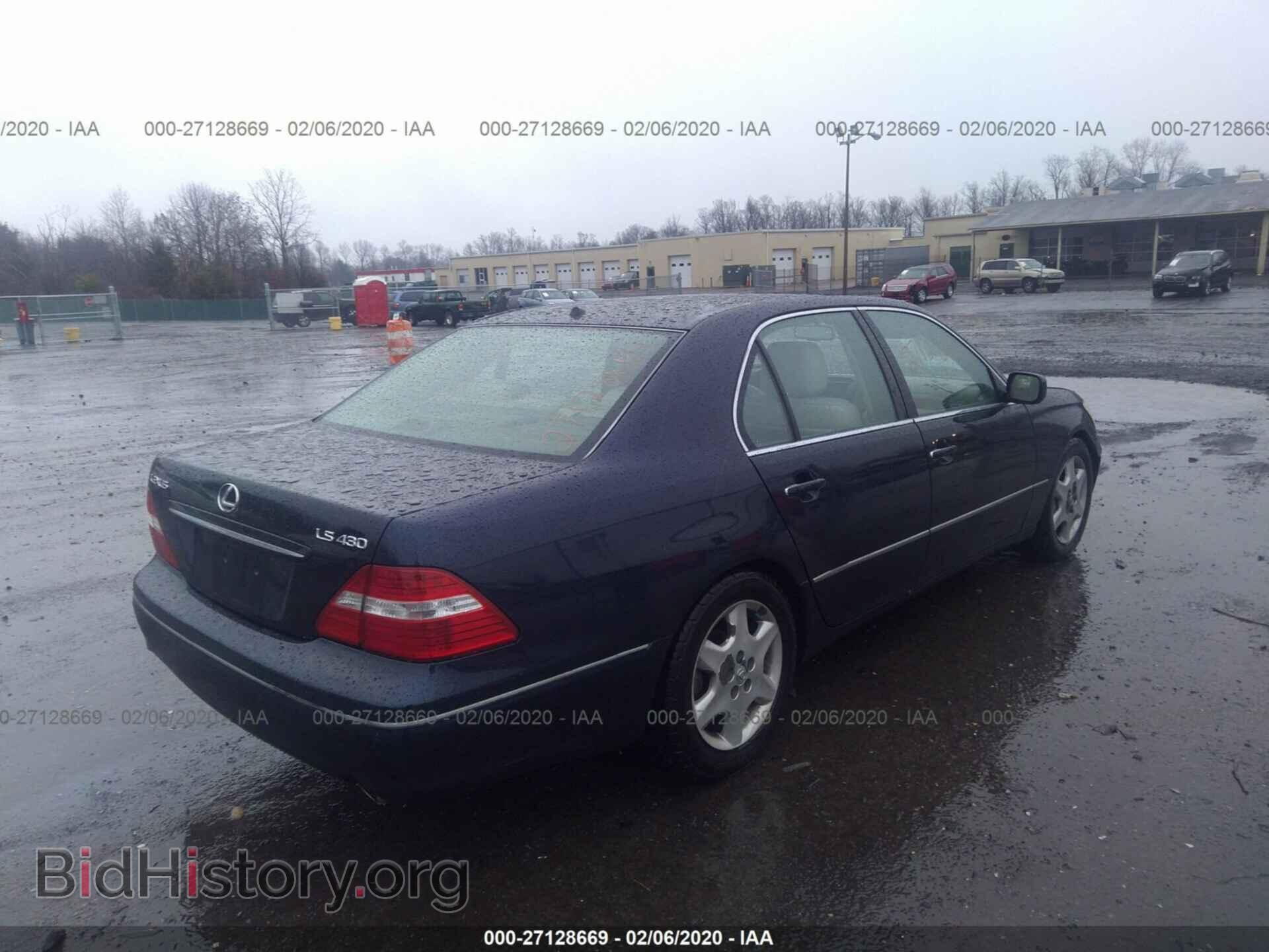 2004 LEXUS LS - VIN: JTHBN36F340149630 - Фото 4