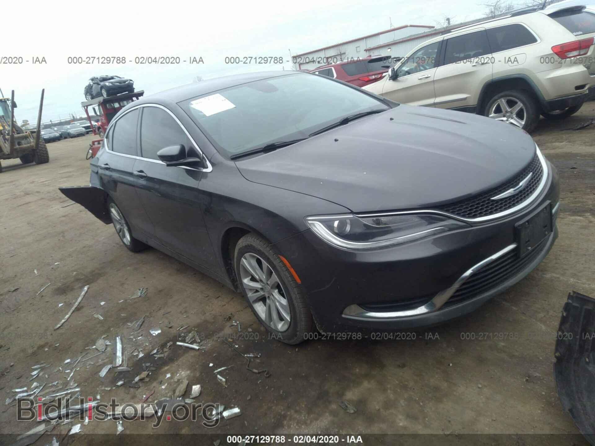 Фотография 1C3CCCAB0FN655460 - CHRYSLER 200 2015