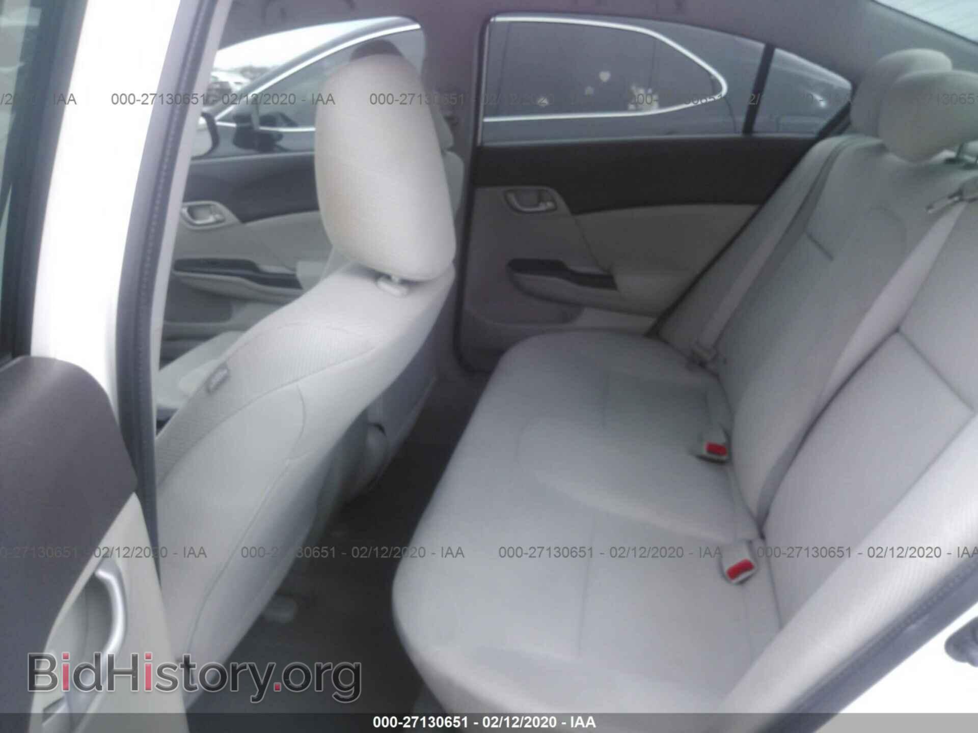 2012 HONDA CIVIC - VIN: 2HGFB2F55CH598803 - Фото 8