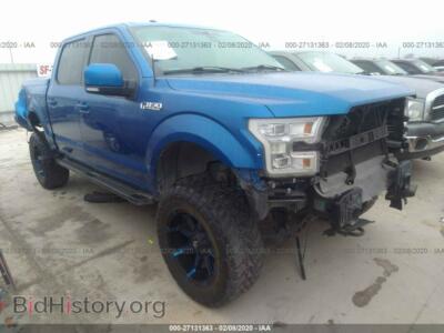 2015 Ford F150 Supercrew, blue — VIN 1FTEW1EF3FFA79337, IAAI